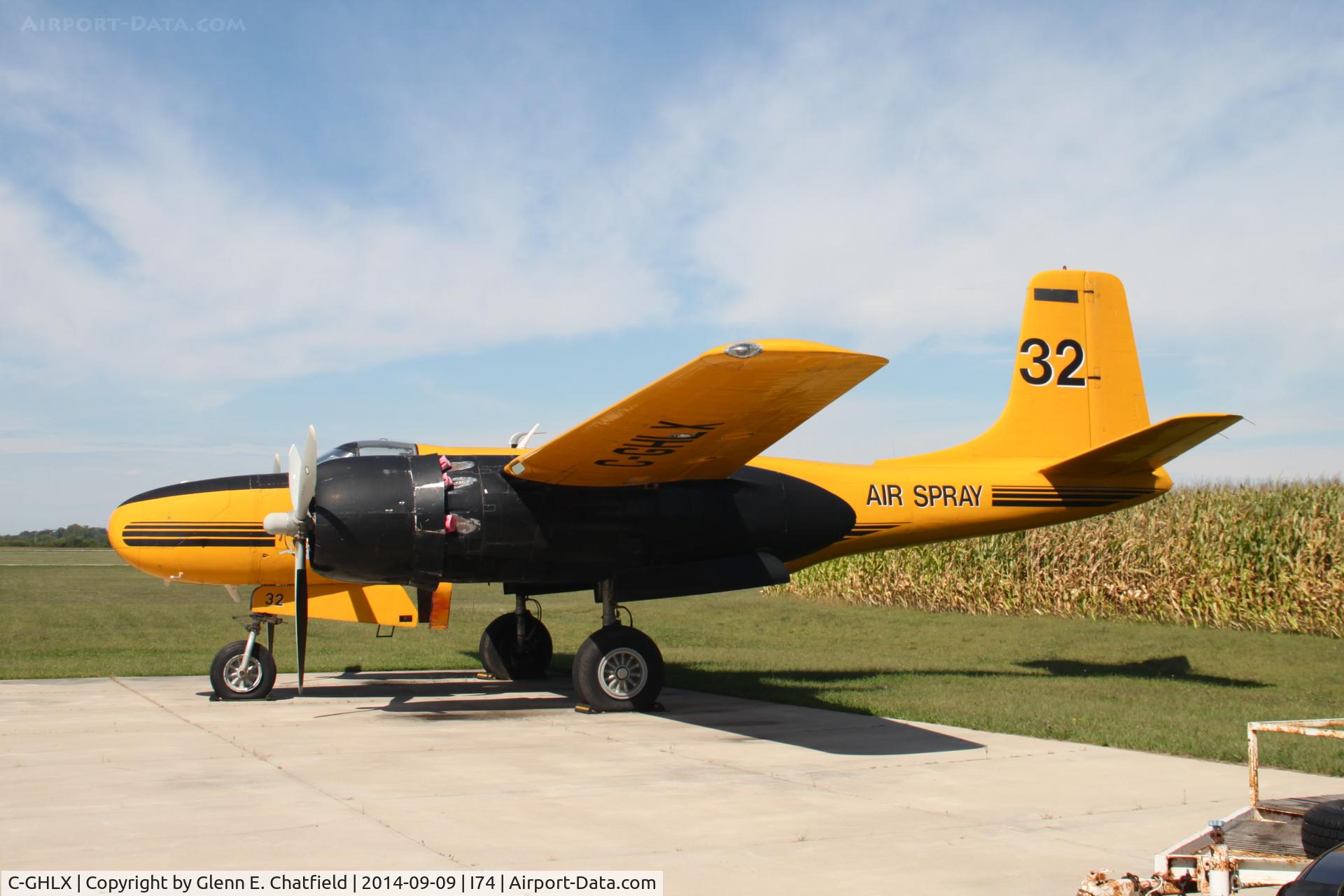 C-GHLX, 1944 Douglas A-26C Invader C/N 29227, At the Champaign Aviation Museum