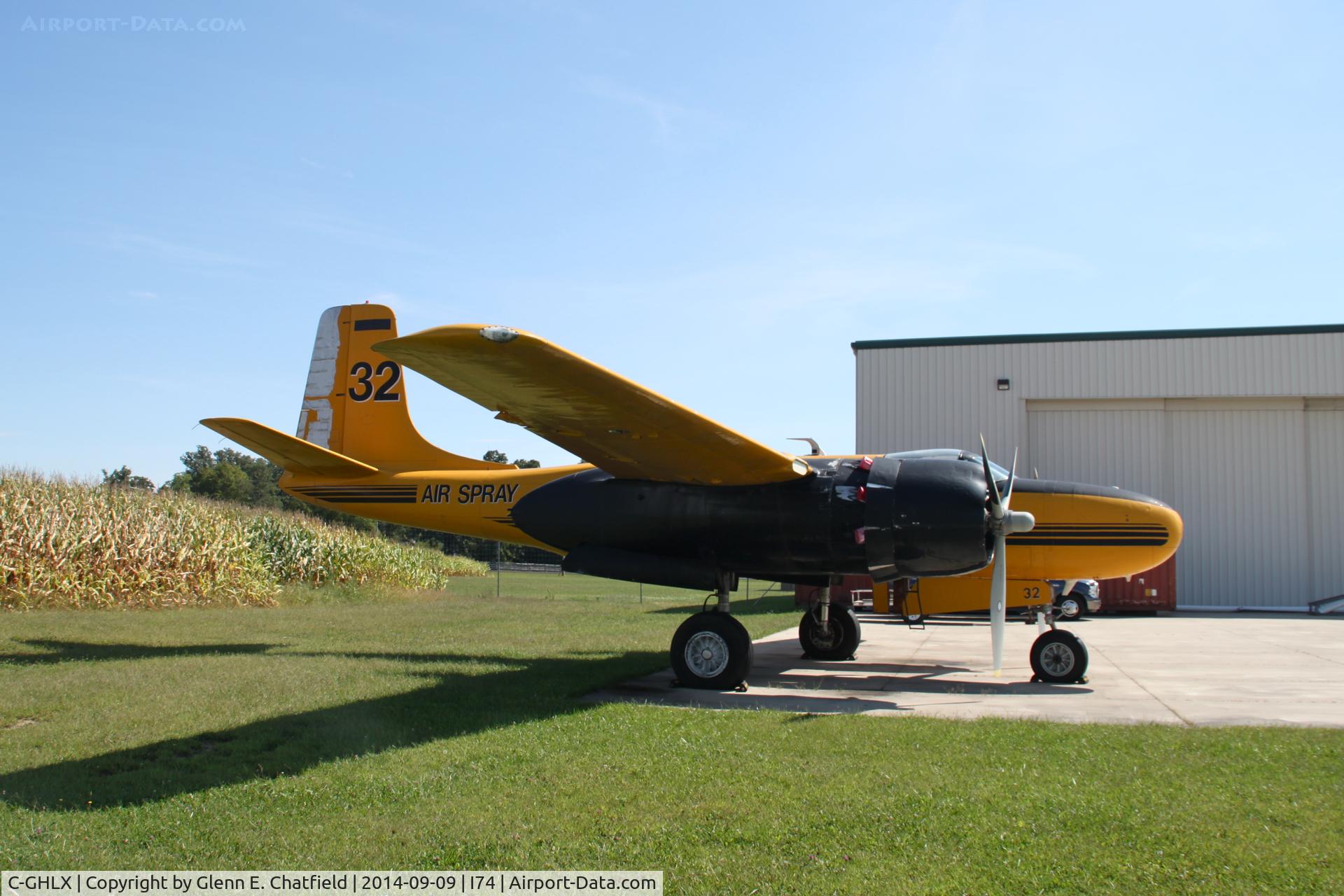 C-GHLX, 1944 Douglas A-26C Invader C/N 29227, At the Champaign Aviation Museum