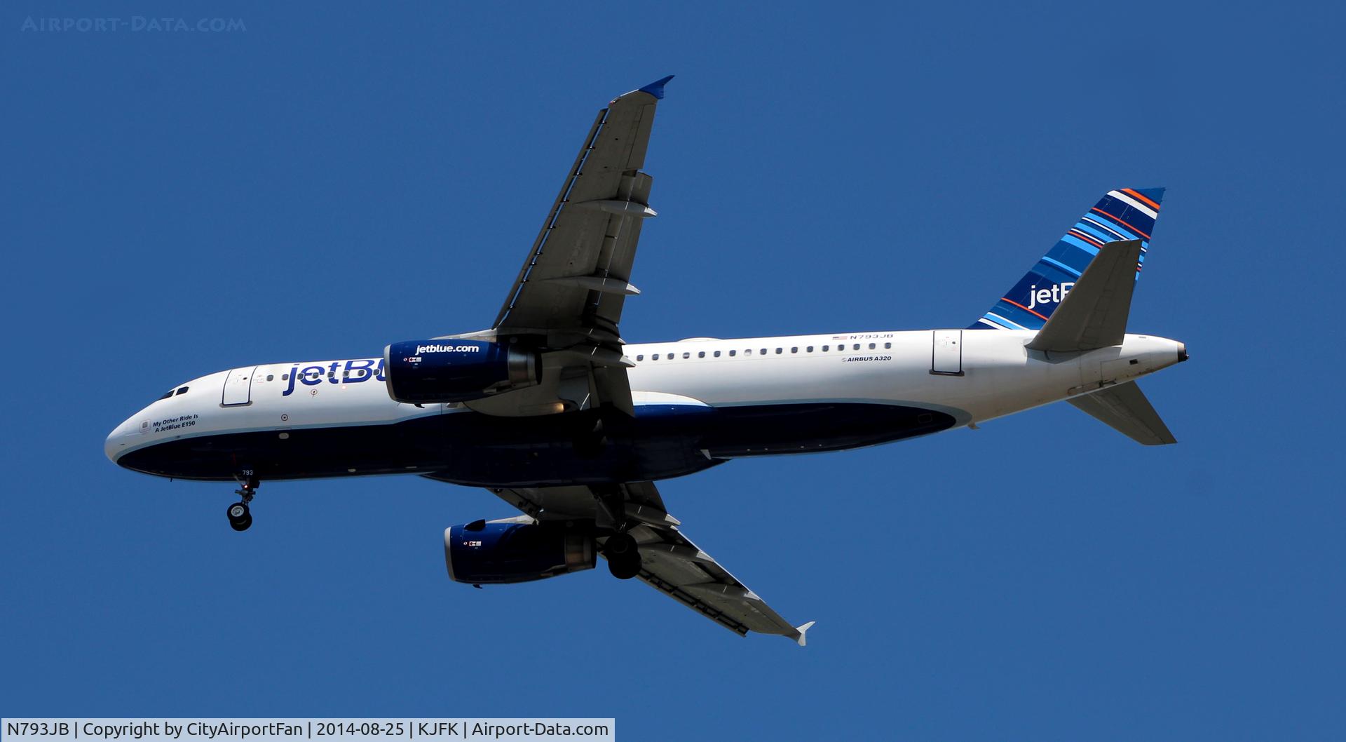 N793JB, 2011 Airbus A320-232 C/N 4647, JetBlue A320-200