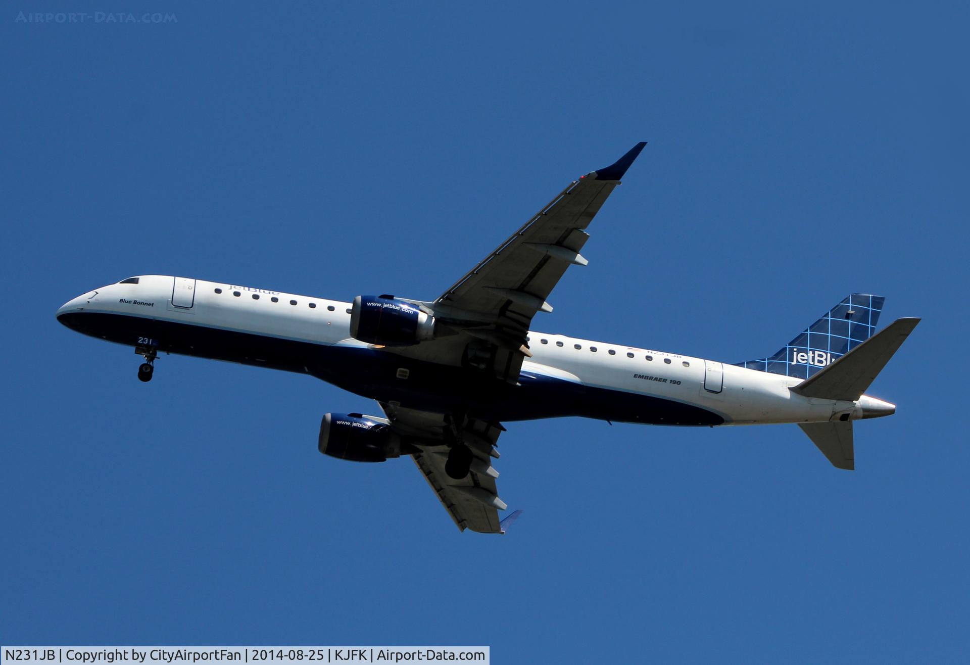 N231JB, 2006 Embraer 190AR (ERJ-190-100IGW) C/N 19000033, JetBlue E190