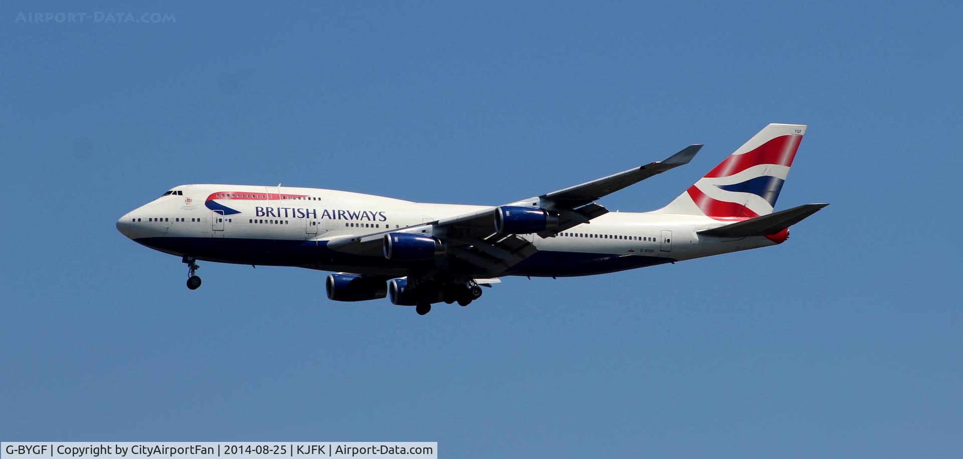 G-BYGF, 1999 Boeing 747-436 C/N 25824, British Airways B747-400
