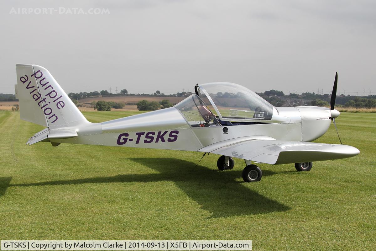 G-TSKS, 2009 Cosmik EV-97 TeamEurostar UK C/N 3320, Cosmik EV-97 Teameurostar UK, Fishburn Airfield UK, September 13th 2014.