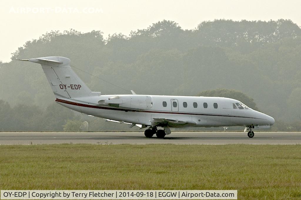 OY-EDP, 1984 Cessna 650 Citation III C/N 650-0014, At Luton