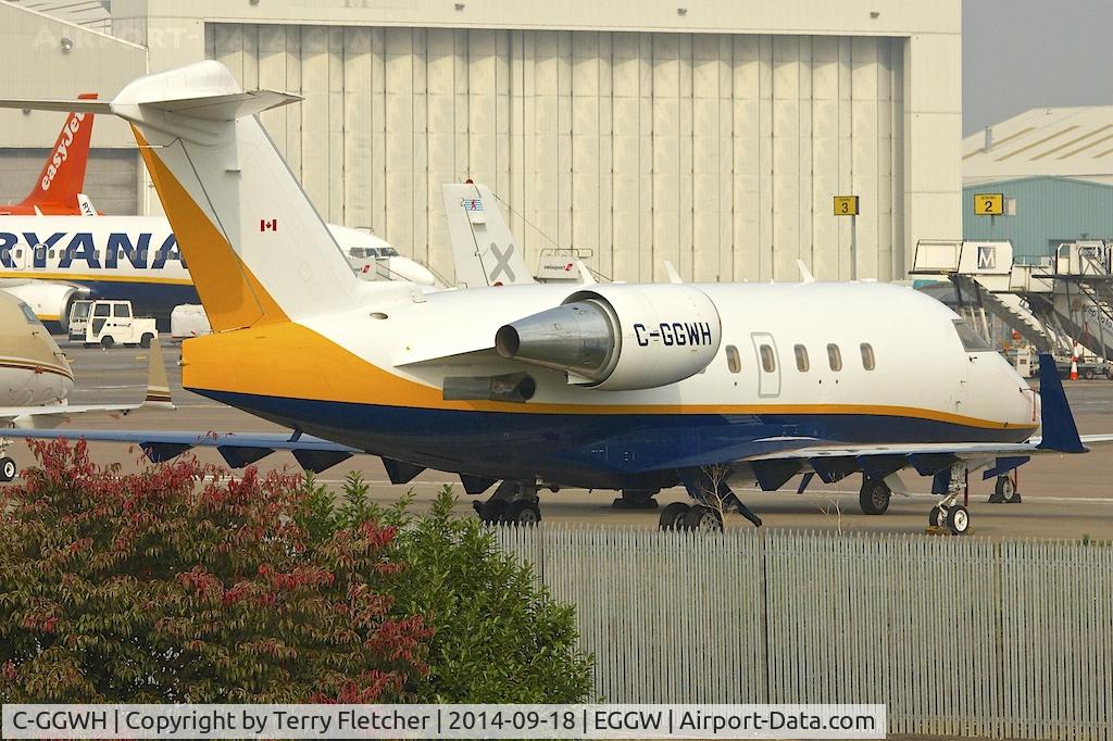 C-GGWH, 1998 Bombardier Challenger 604 (CL-600-2B16) C/N 5371, At Luton