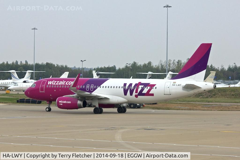 HA-LWY, 2014 Airbus A320-232 C/N 6058, Wizz Air at Luton
