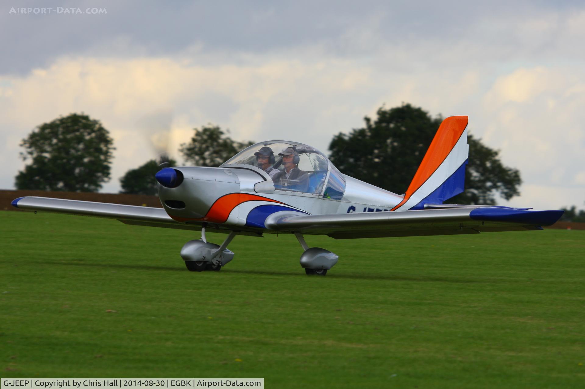 G-JEEP, 2002 Aerotechnik EV-97A Eurostar C/N PFA 315-13888, at the LAA Rally 2014, Sywell