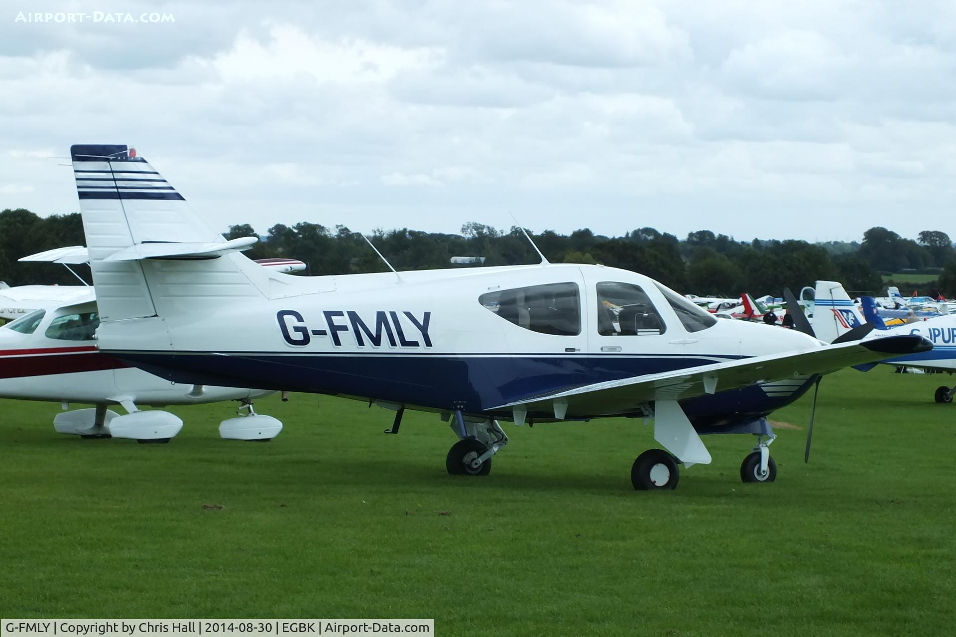 G-FMLY, 1998 Rockwell Commander 114B C/N 14655, at the LAA Rally 2014, Sywell