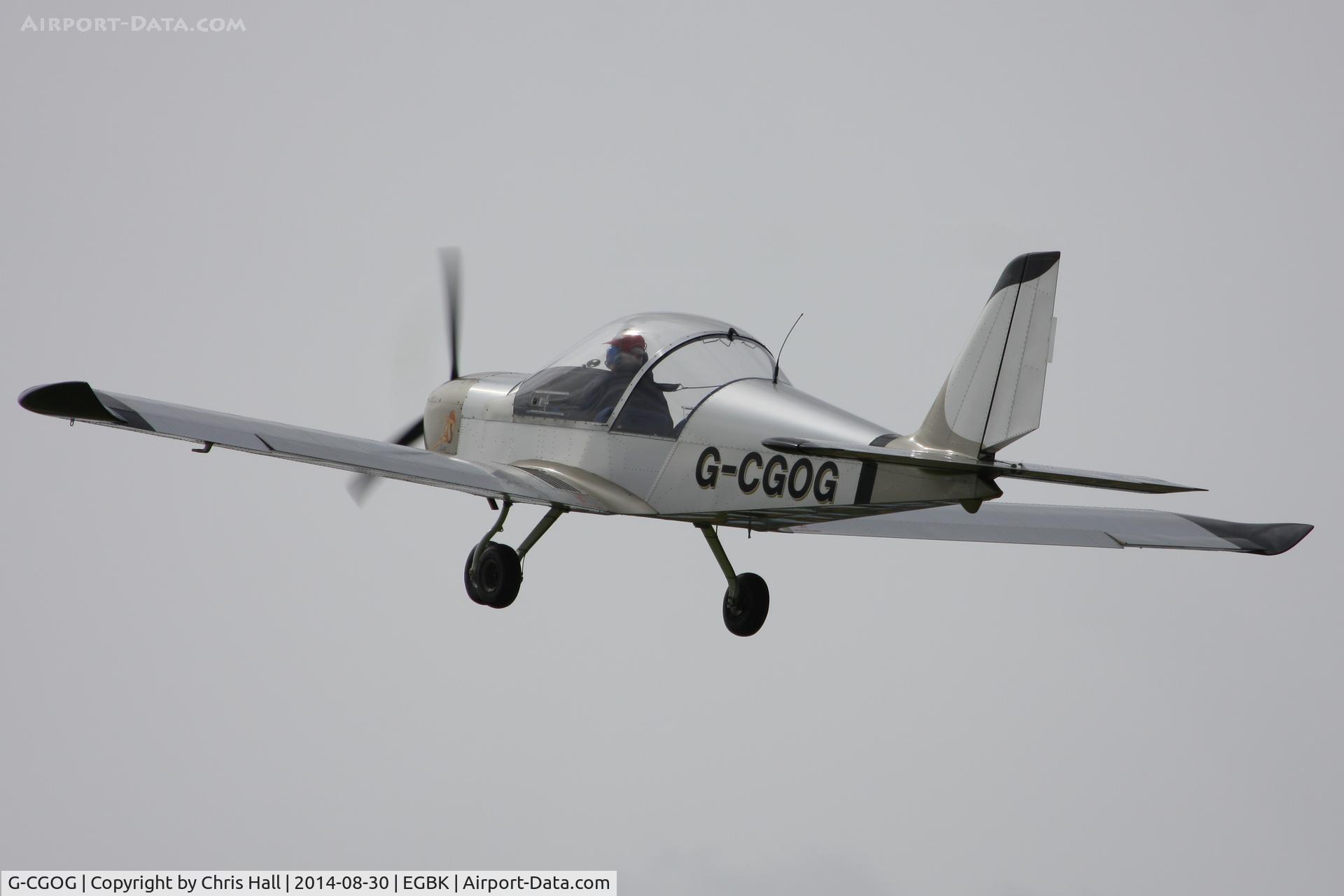 G-CGOG, 2010 Aerotechnik EV-97A Eurostar C/N LAA 315A-14980, at the LAA Rally 2014, Sywell