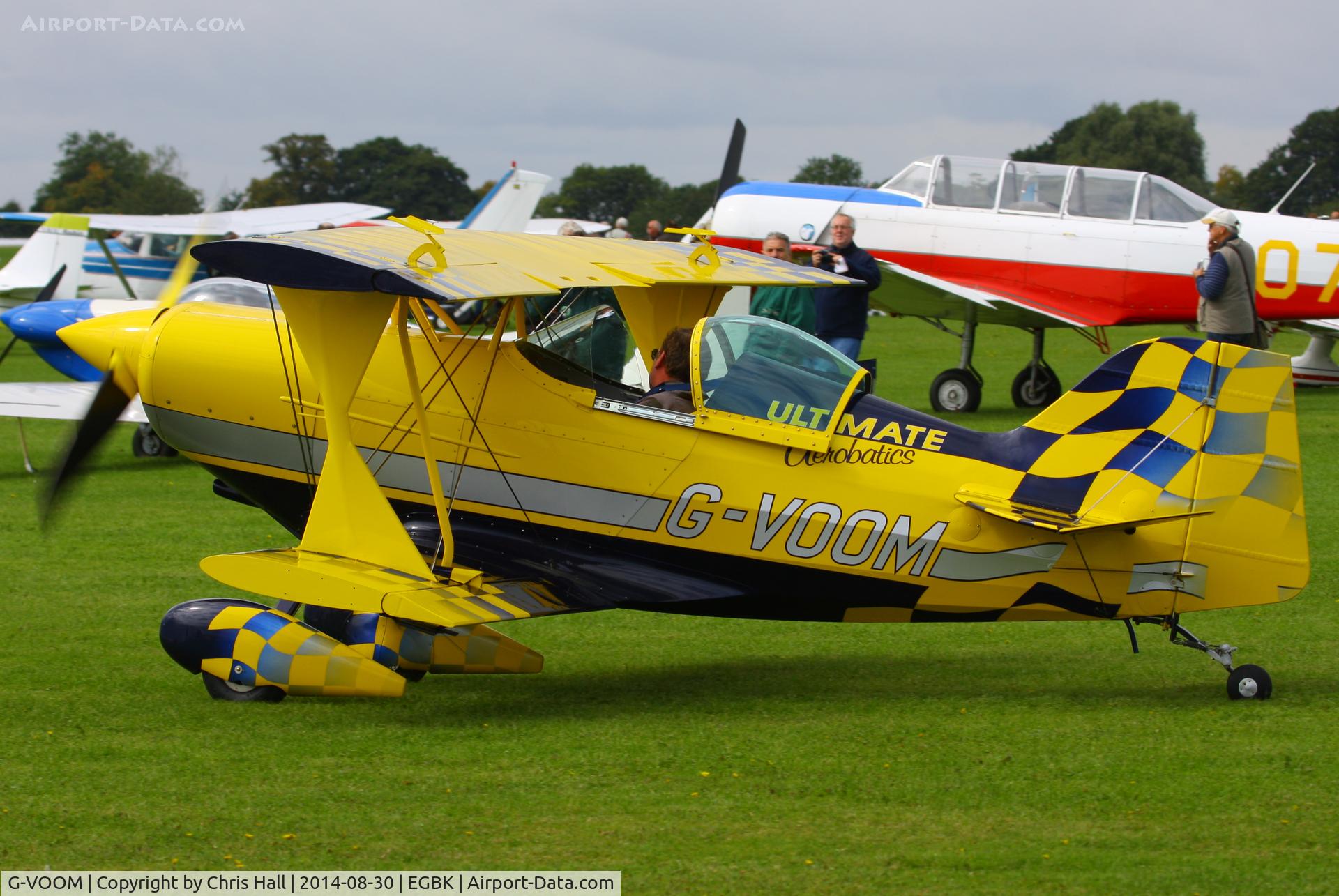 G-VOOM, 2003 Pitts S-1S Special C/N PFA 009-12989, at the LAA Rally 2014, Sywell