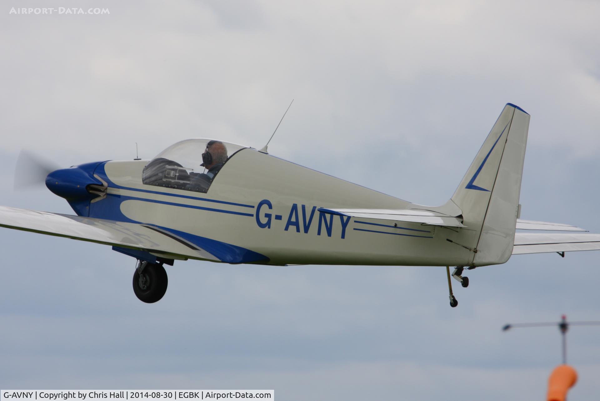 G-AVNY, 1967 Sportavia-Putzer Fournier RF-4D C/N 4029, at the LAA Rally 2014, Sywell