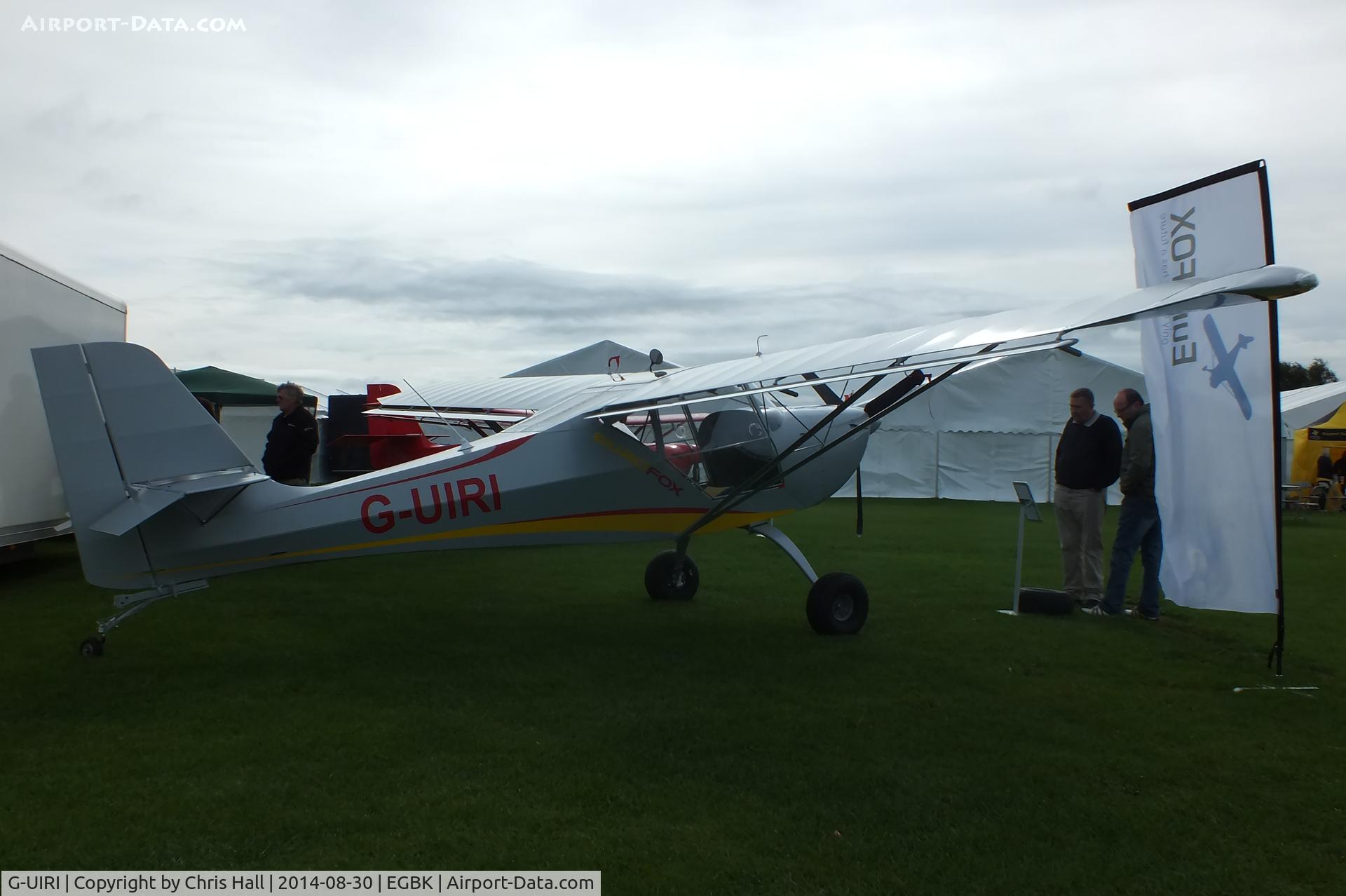 G-UIRI, 2013 Aeropro Eurofox 912 C/N LAA 376-15195, at the LAA Rally 2014, Sywell