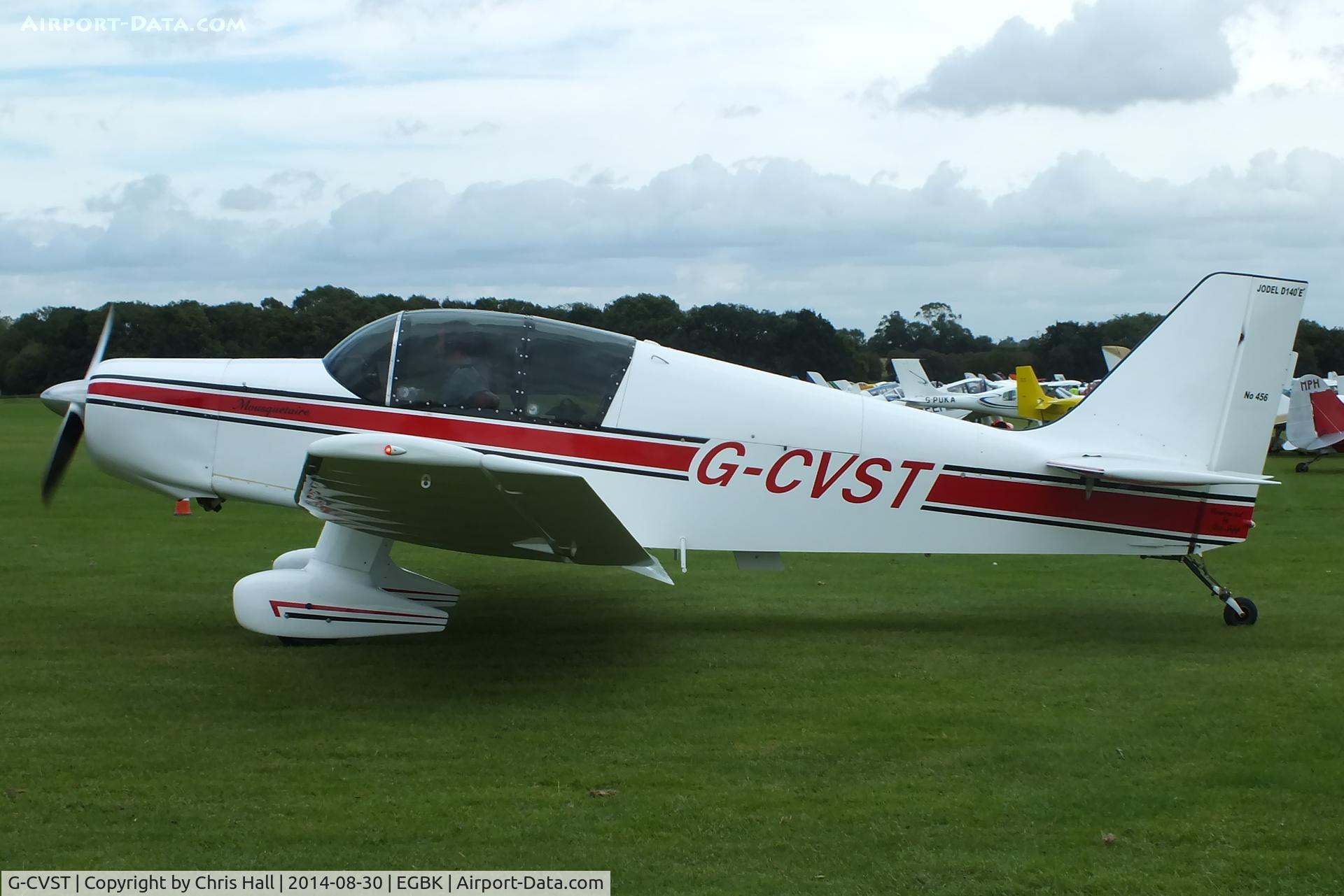 G-CVST, 2003 Jodel D-140E Mousquetaire IV C/N PFA 251-13384, at the LAA Rally 2014, Sywell