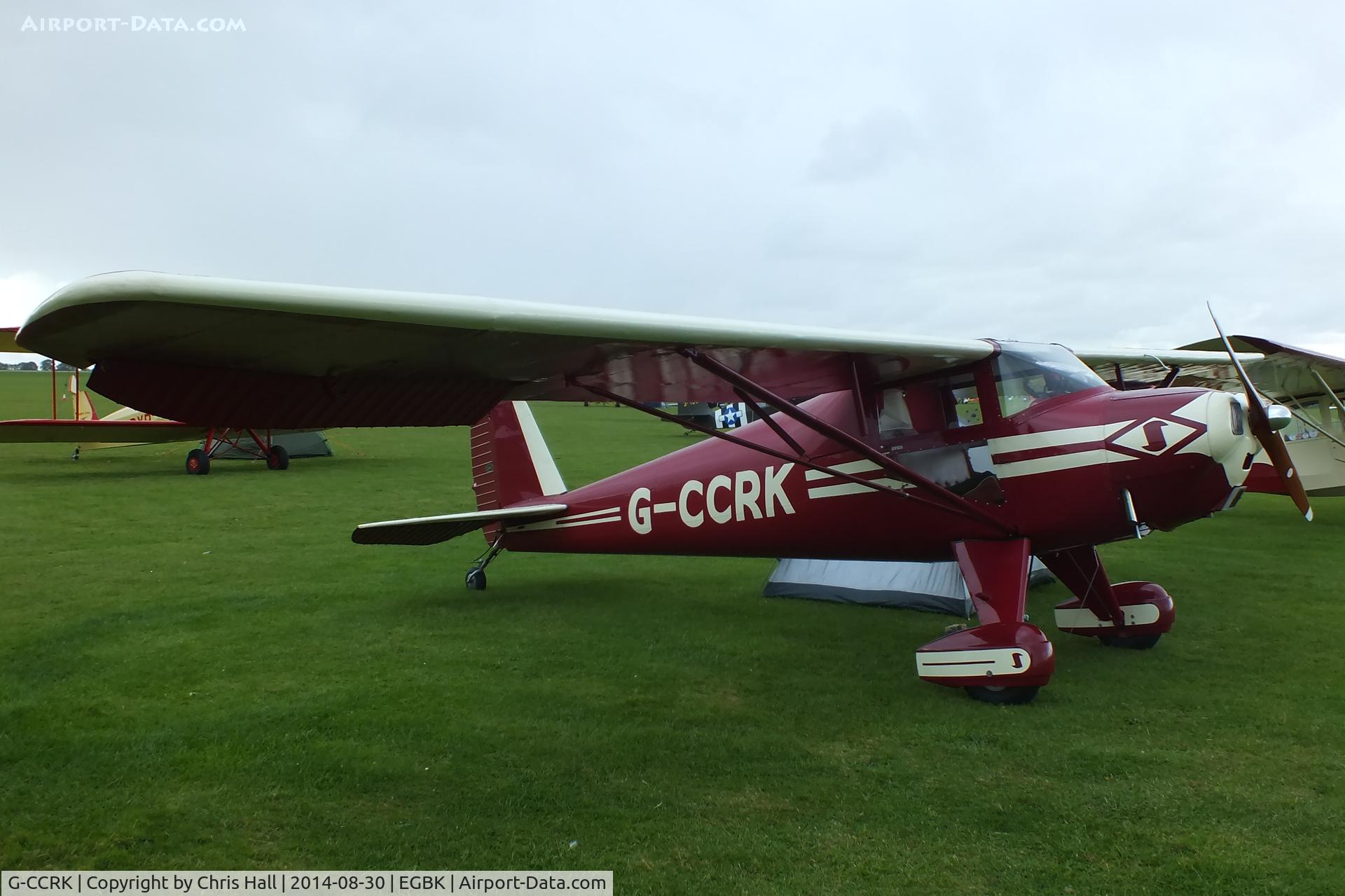 G-CCRK, 1946 Luscombe 8A C/N 3186, at the LAA Rally 2014, Sywell