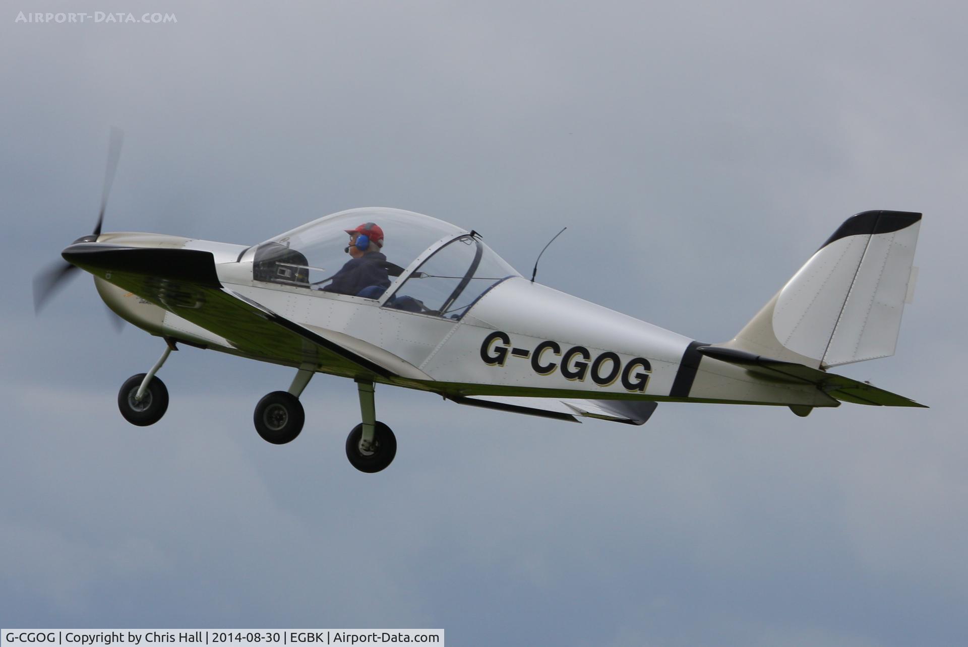 G-CGOG, 2010 Aerotechnik EV-97A Eurostar C/N LAA 315A-14980, at the LAA Rally 2014, Sywell