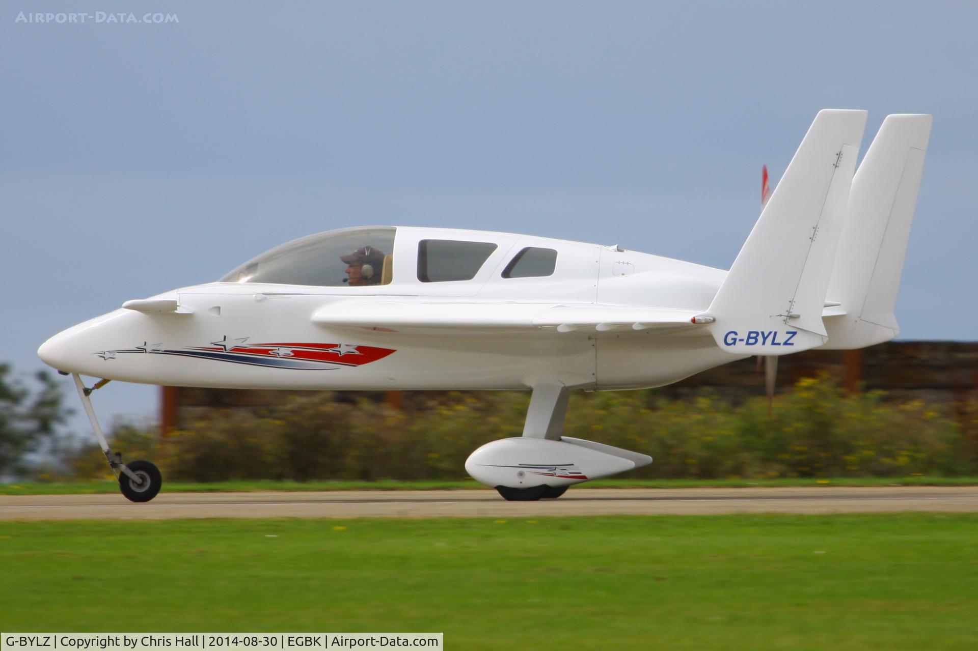 G-BYLZ, 1999 Co-Z Cozy Mark IV C/N PFA 159-12464, at the LAA Rally 2014, Sywell
