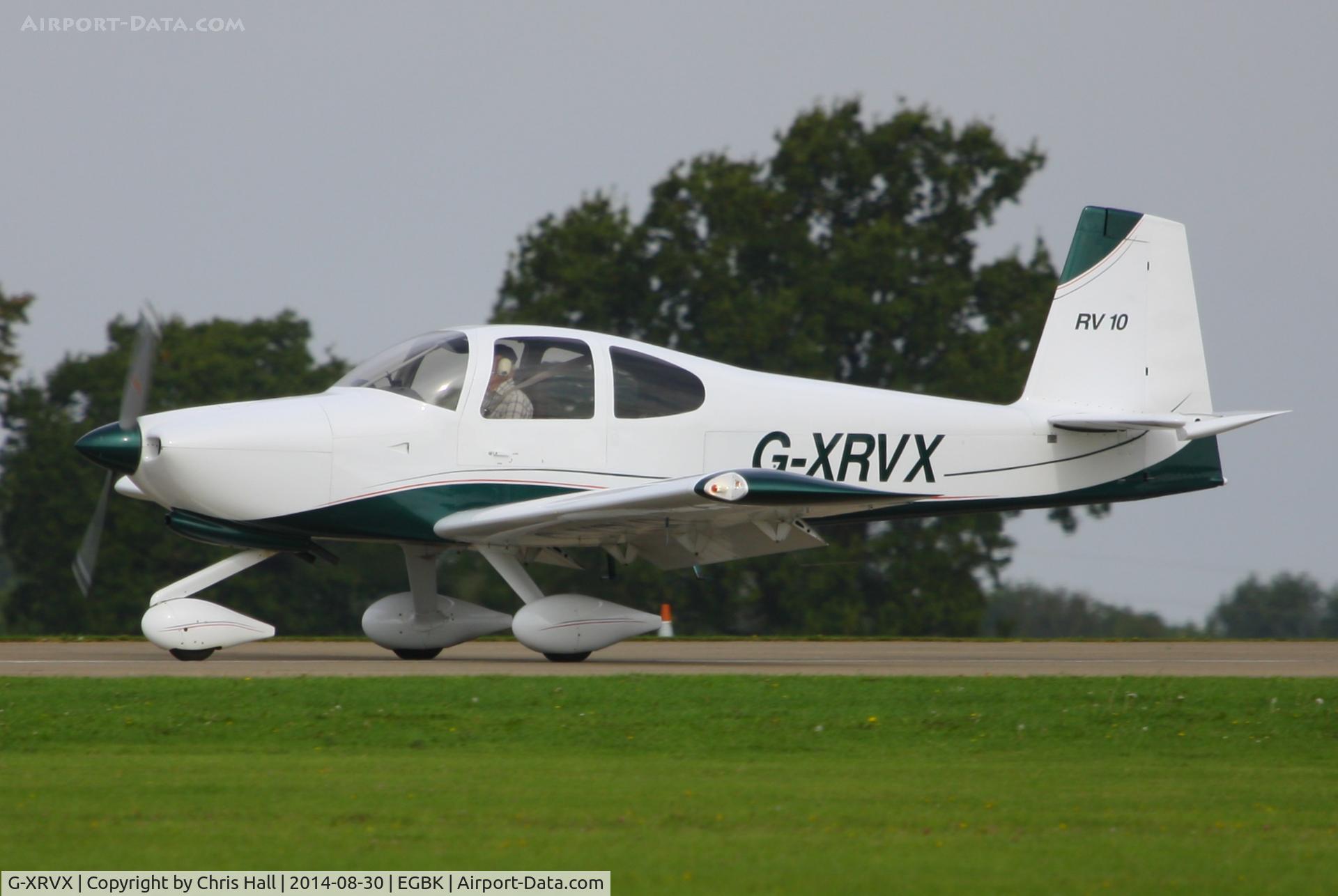 G-XRVX, 2006 Van's RV-10 C/N PFA 339-14592, at the LAA Rally 2014, Sywell