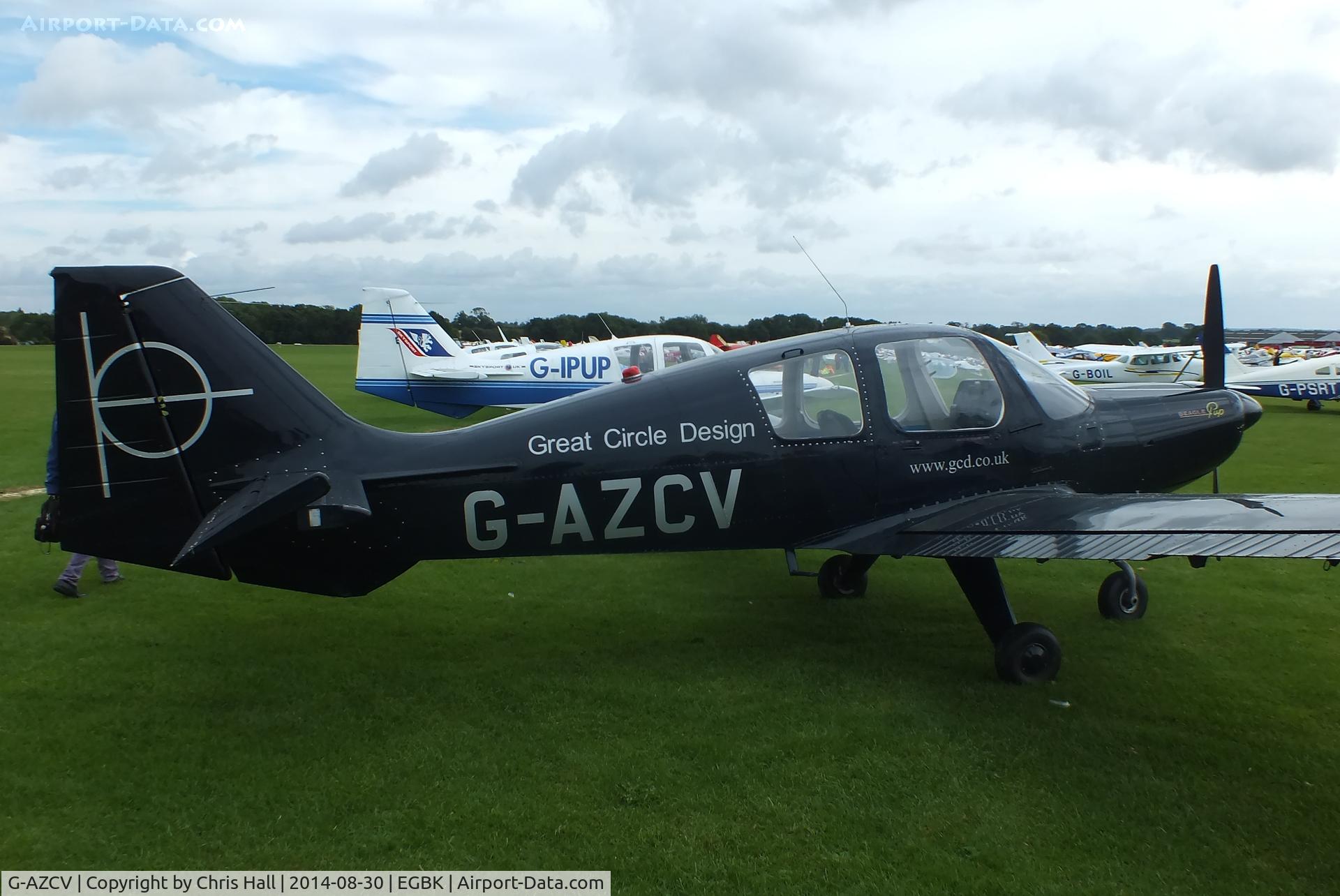 G-AZCV, 1970 Beagle B-121 Pup Series 2 (Pup 150) C/N B121-163, at the LAA Rally 2014, Sywell