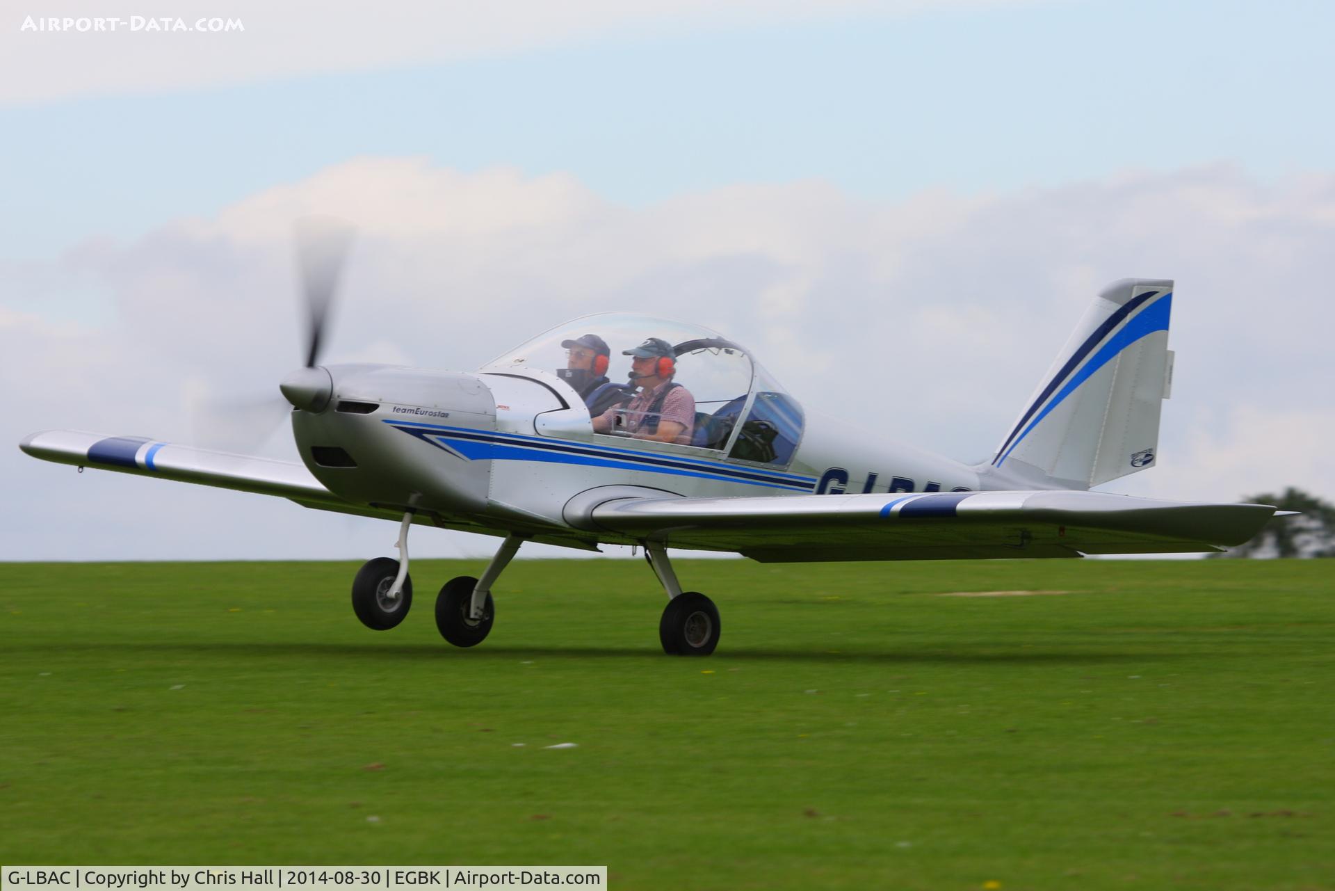 G-LBAC, 2011 Cosmik EV-97 TeamEurostar UK C/N 3934, at the LAA Rally 2014, Sywell