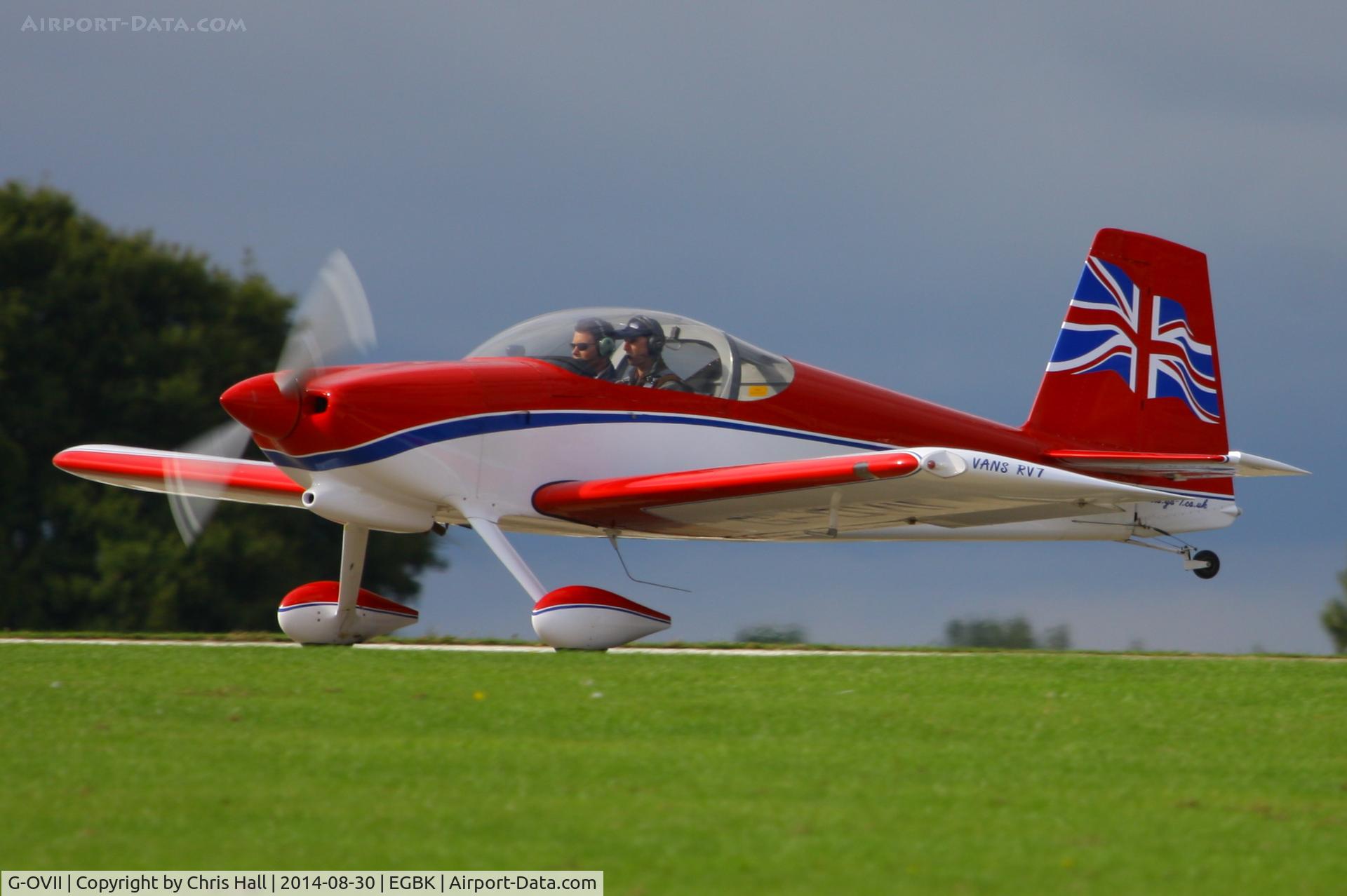 G-OVII, 2007 Vans RV-7 C/N PFA 323-14100, at the LAA Rally 2014, Sywell