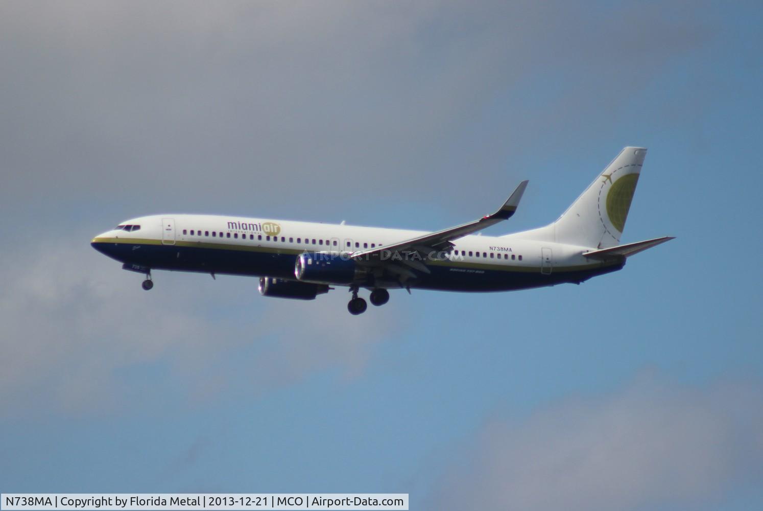 N738MA, 2004 Boeing 737-8Q8 C/N 32799, Miami Air 737-800