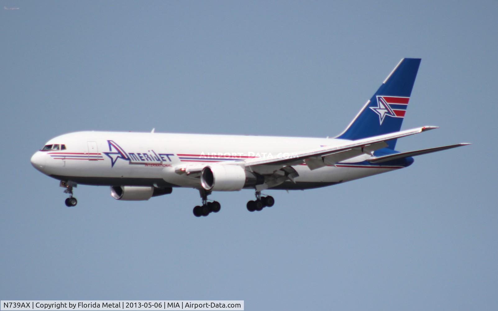 N739AX, 1982 Boeing 767-232 C/N 22216, Amerijet 767-200