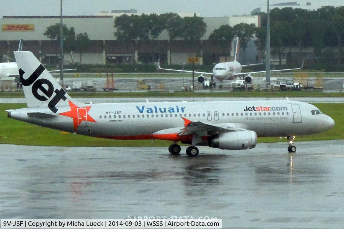 9V-JSF, 2005 Airbus A320-232 C/N 2453, At Changi