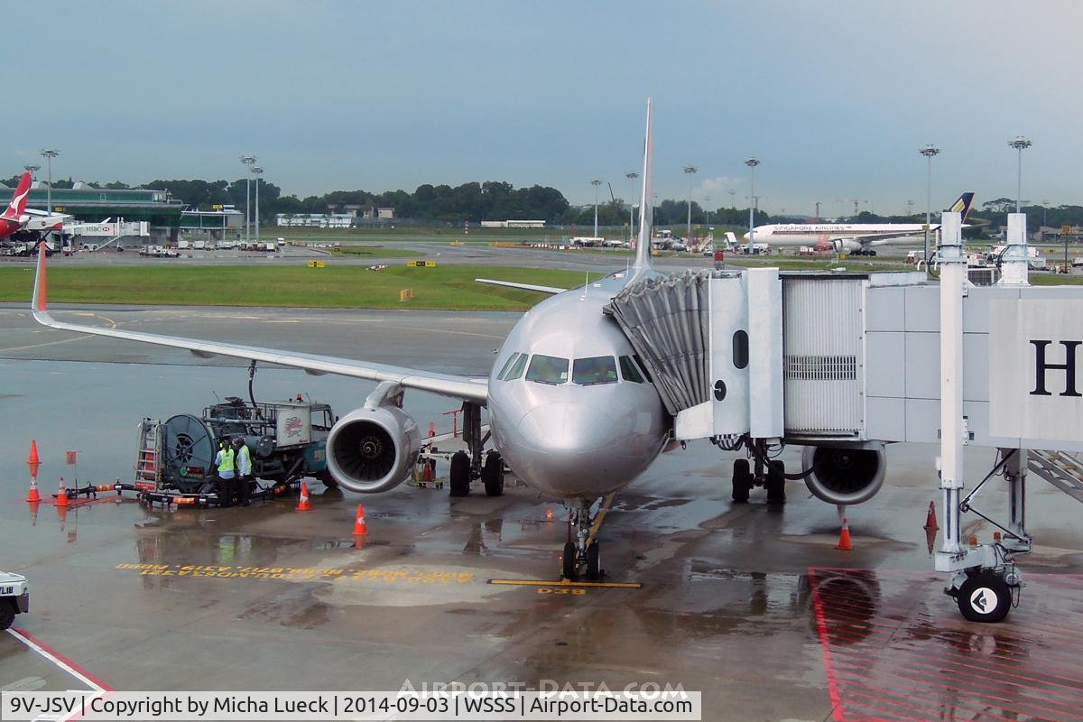 9V-JSV, 2013 Airbus A320-232 C/N 5813, At Changi