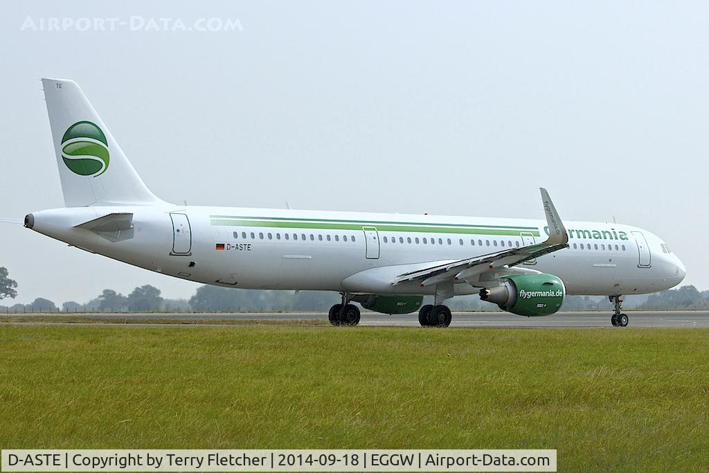 D-ASTE, 2014 Airbus A321-211 C/N 6005, At Luton