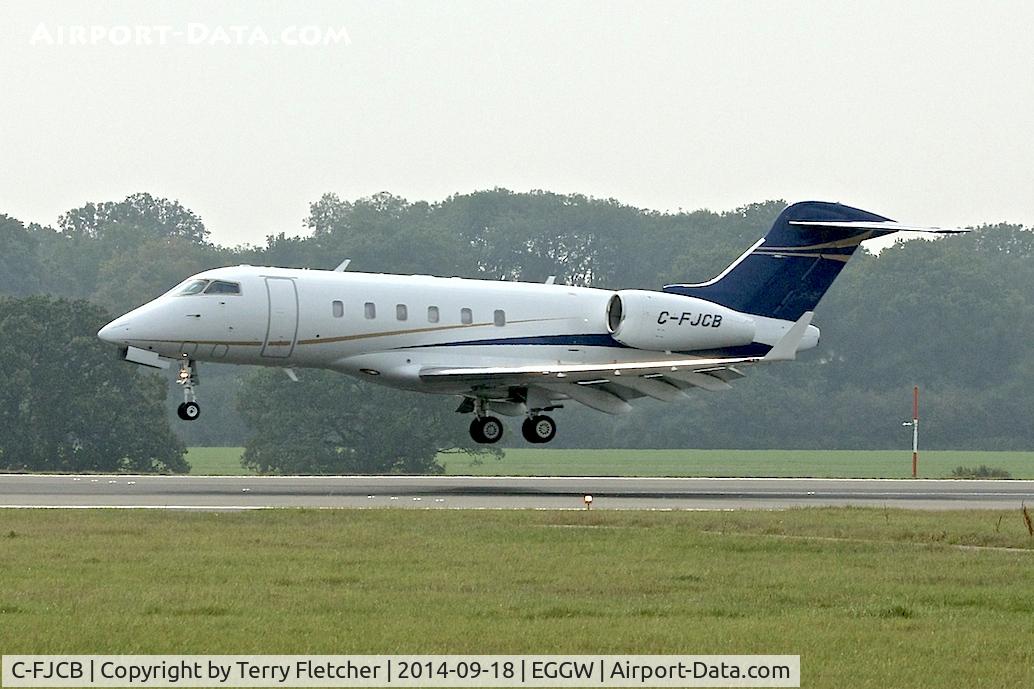 C-FJCB, 2007 Bombardier Challenger 300 (BD-100-1A10) C/N 20192, At Luton