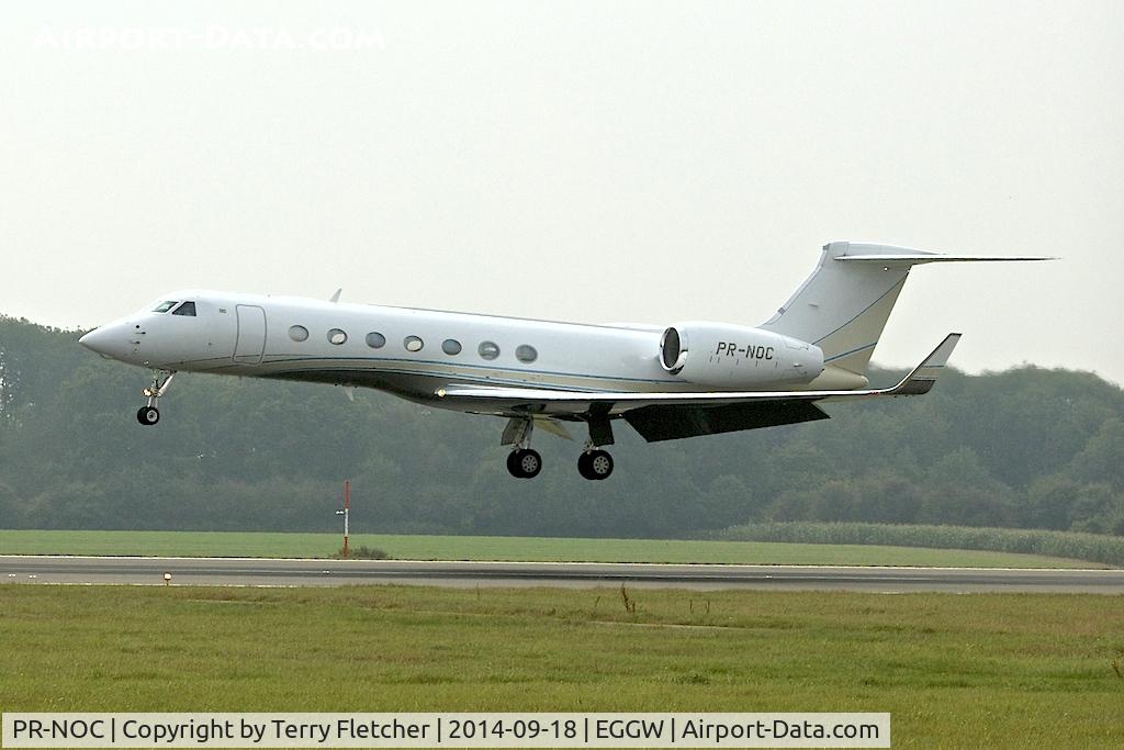 PR-NOC, 2007 Gulfstream Aerospace GV-SP (G500) C/N 5144, At Luton
