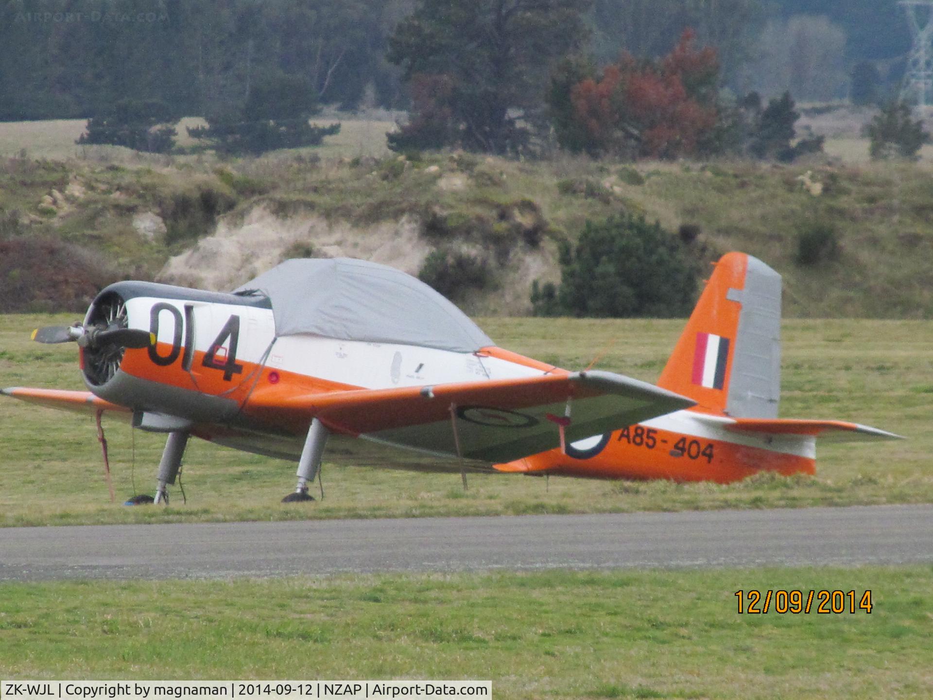 ZK-WJL, Commonwealth CA-25 Winjeel C/N CA25-04, Also wears ex oz serial A85-404