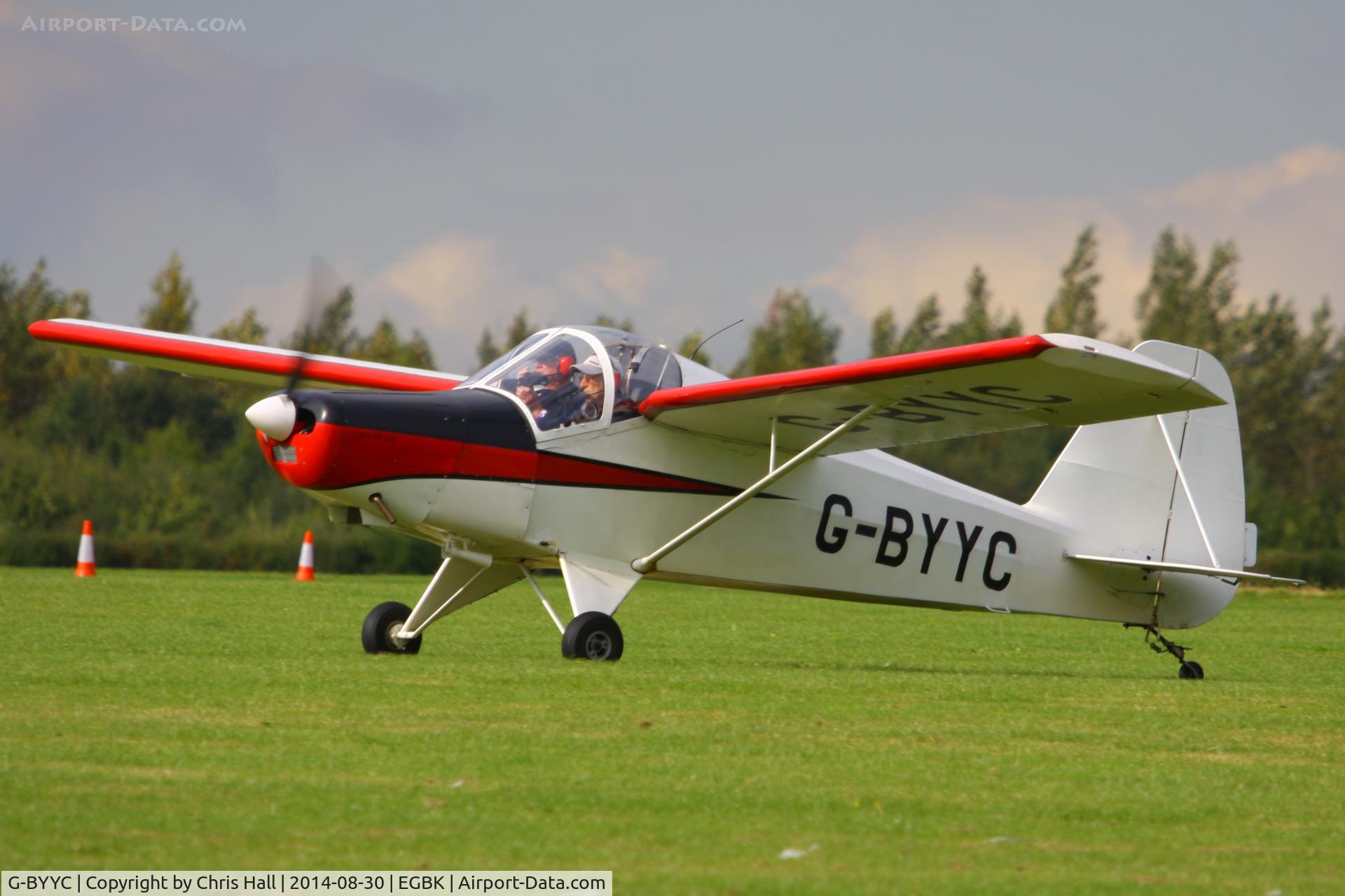 G-BYYC, 2000 Hapi Cygnet SF-2A C/N PFA 182-12311, at the LAA Rally 2014, Sywell