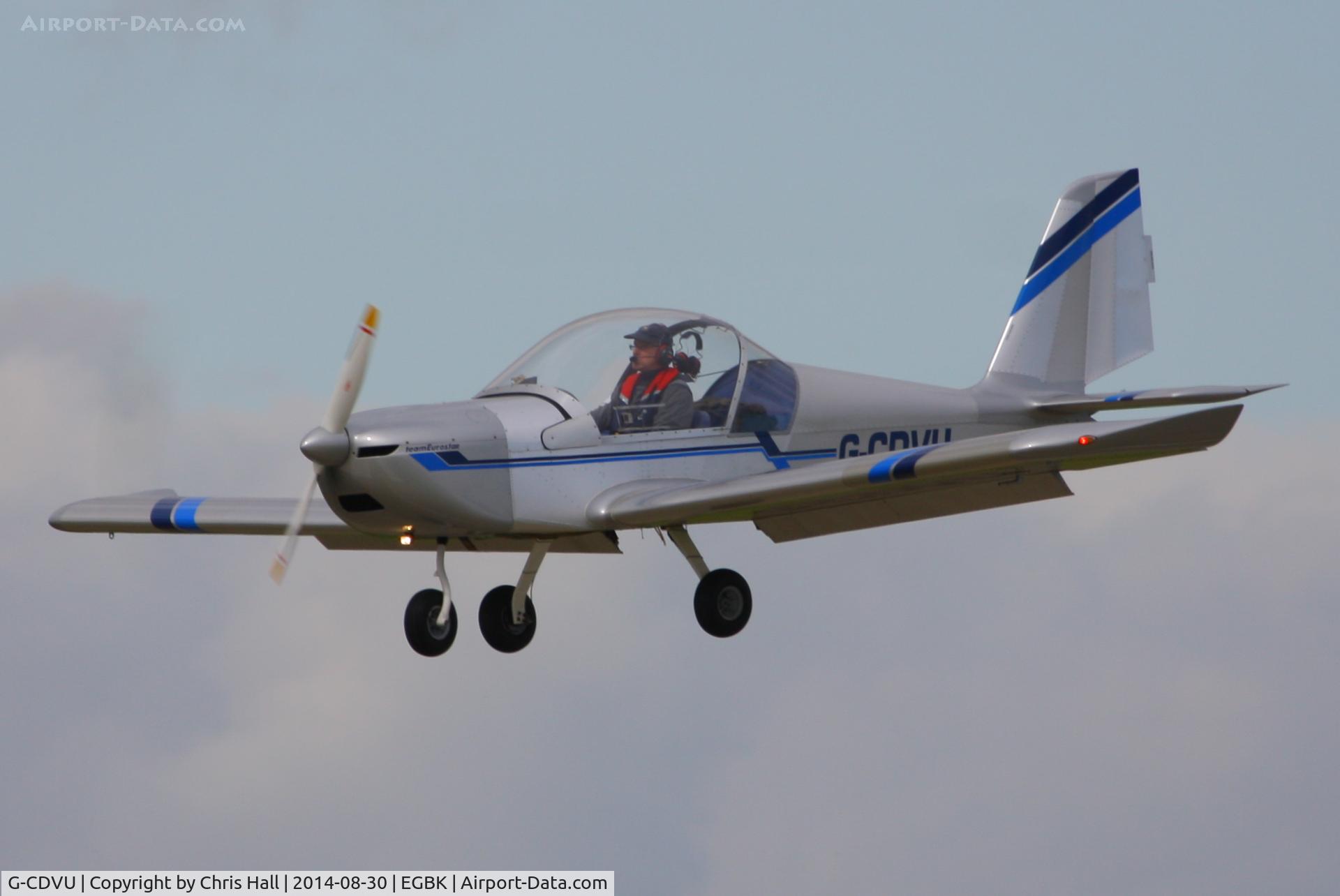 G-CDVU, 2006 Aerotechnik EV-97 TeamEurostar UK C/N 2525, at the LAA Rally 2014, Sywell