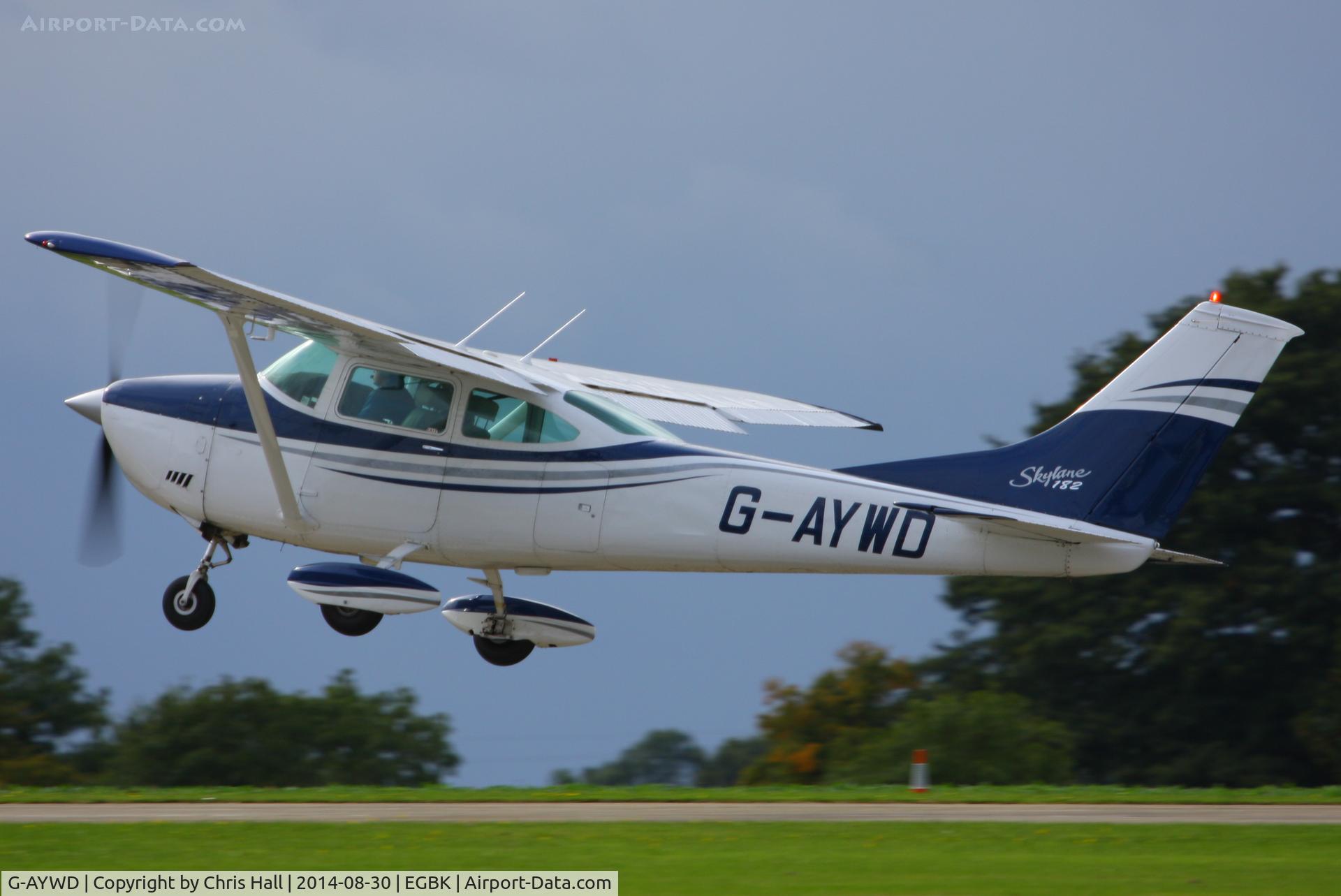 G-AYWD, 1971 Cessna 182N Skylane C/N 182-60468, at the LAA Rally 2014, Sywell