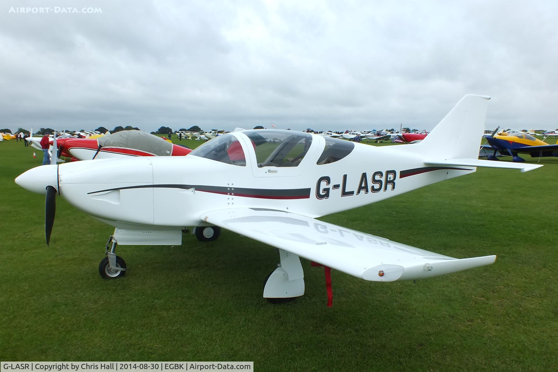 G-LASR, 1990 Stoddard-Hamilton Glasair Super II RG C/N 2027, at the LAA Rally 2014, Sywell