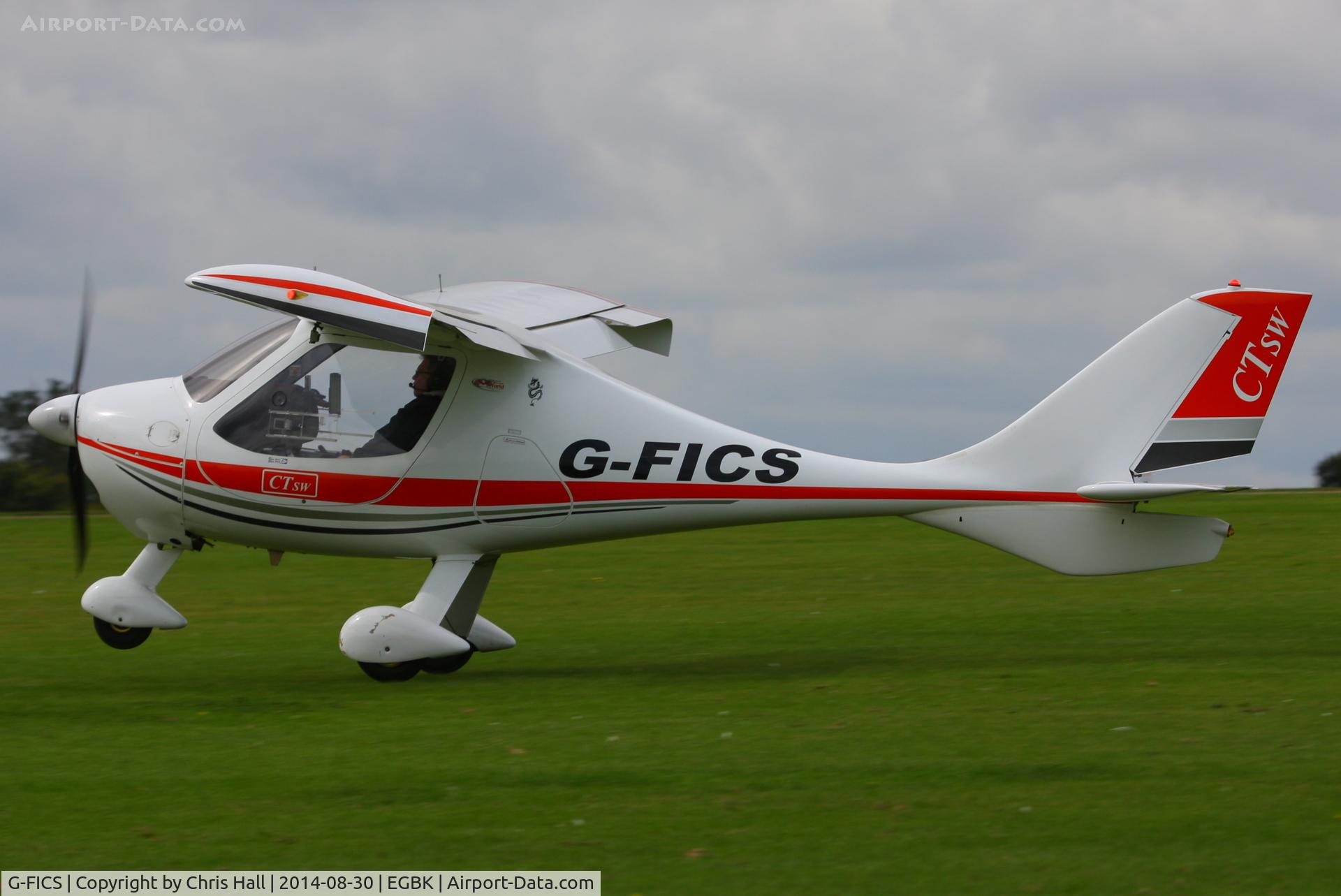 G-FICS, 2007 Flight Design CTSW C/N 8348, at the LAA Rally 2014, Sywell
