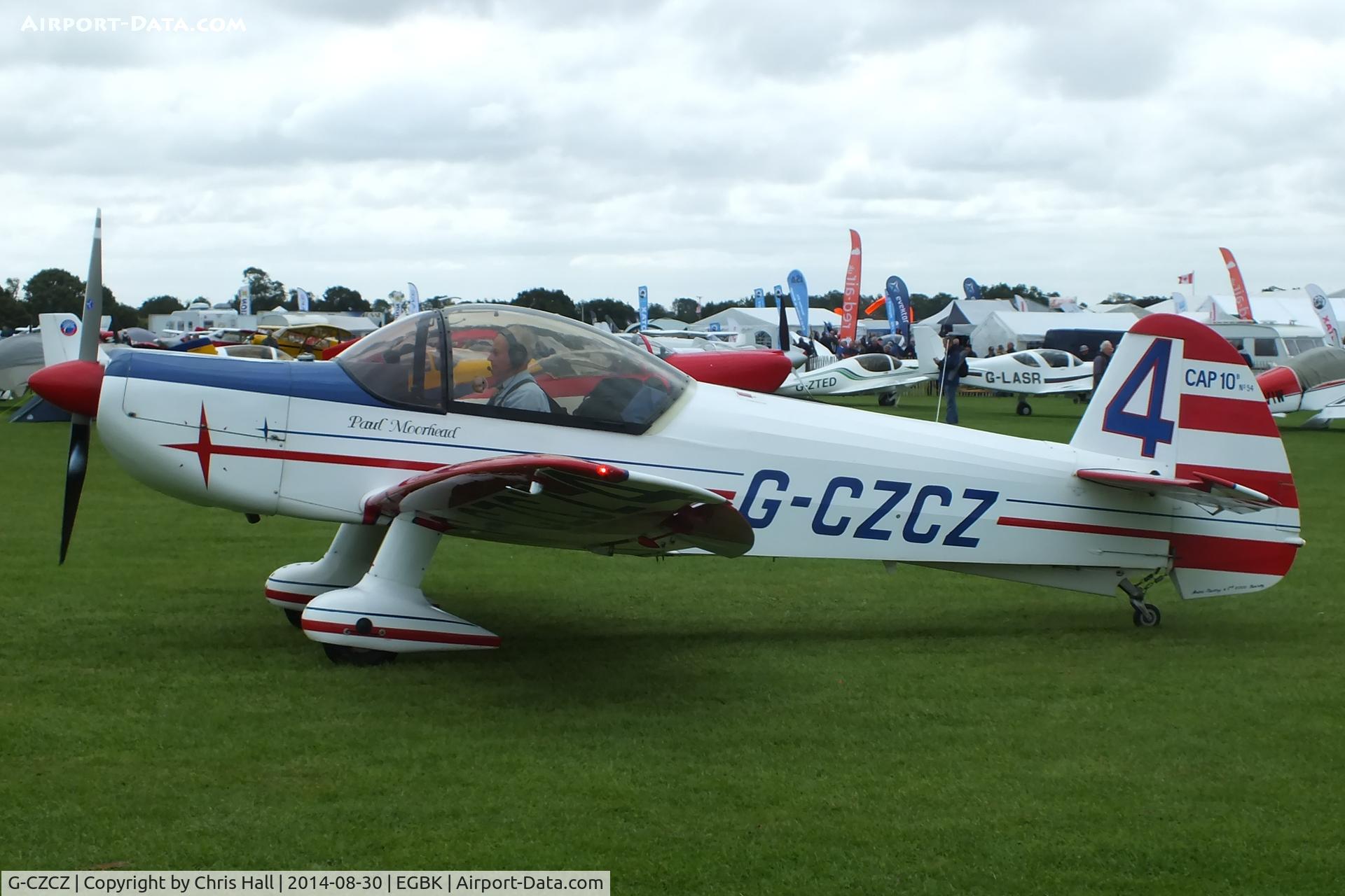 G-CZCZ, 1972 Mudry CAP-10B C/N 54, at the LAA Rally 2014, Sywell
