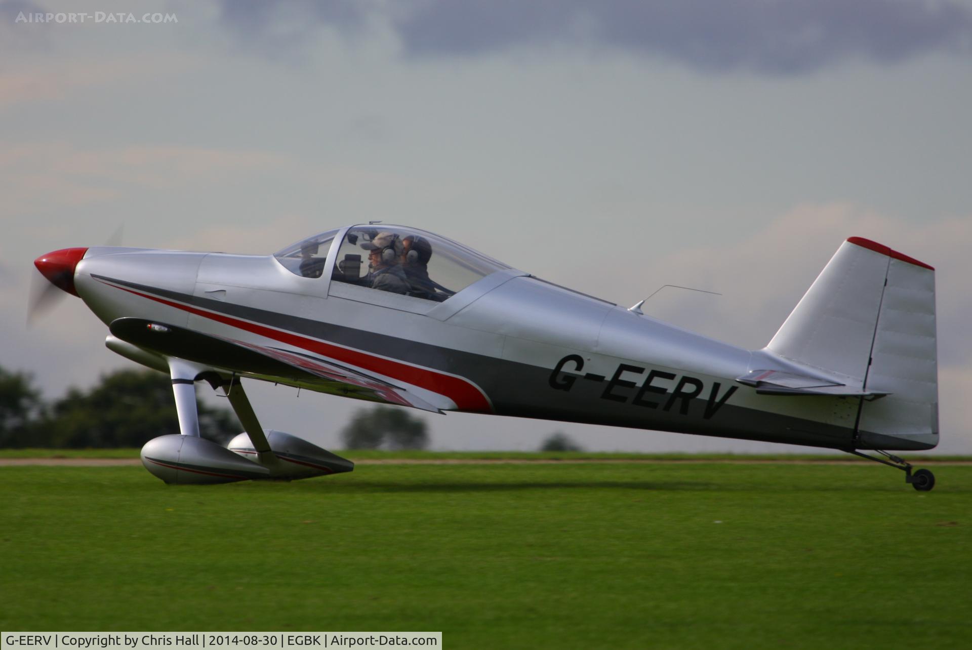 G-EERV, 2002 Vans RV-6 C/N PFA 181A-13381, at the LAA Rally 2014, Sywell