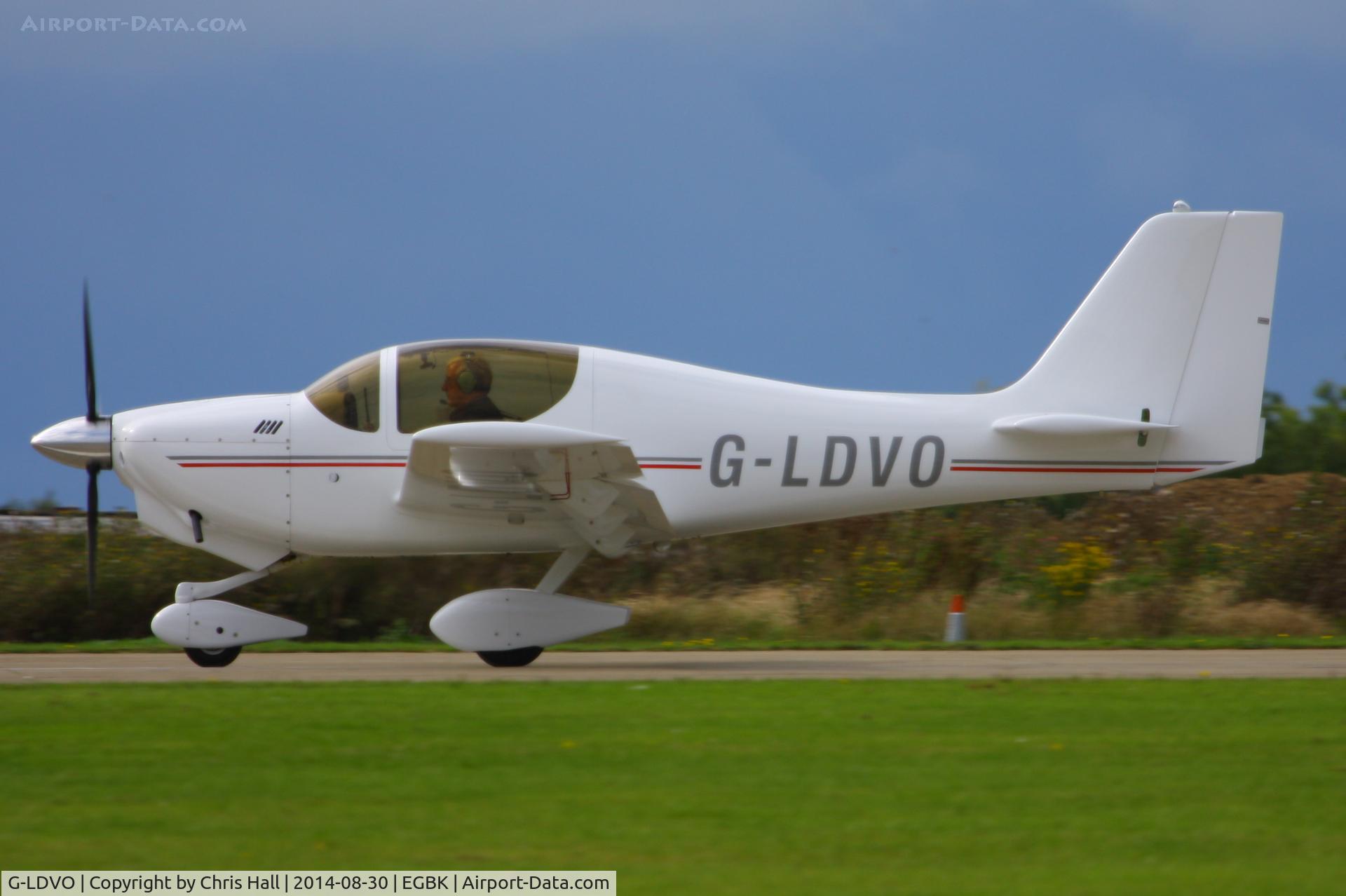 G-LDVO, 2011 Europa XS Tri-Gear C/N PFA 247-13254, at the LAA Rally 2014, Sywell