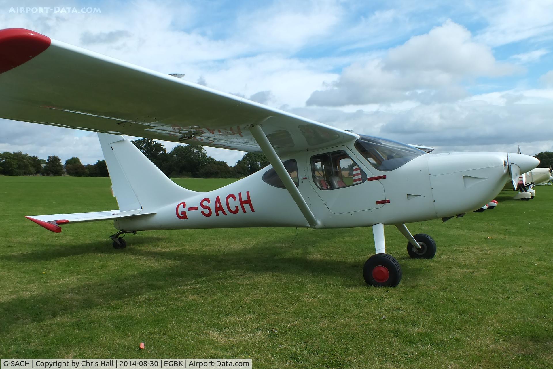 G-SACH, 2002 Stoddard-Hamilton Glastar C/N PFA 295-13088, at the LAA Rally 2014, Sywell