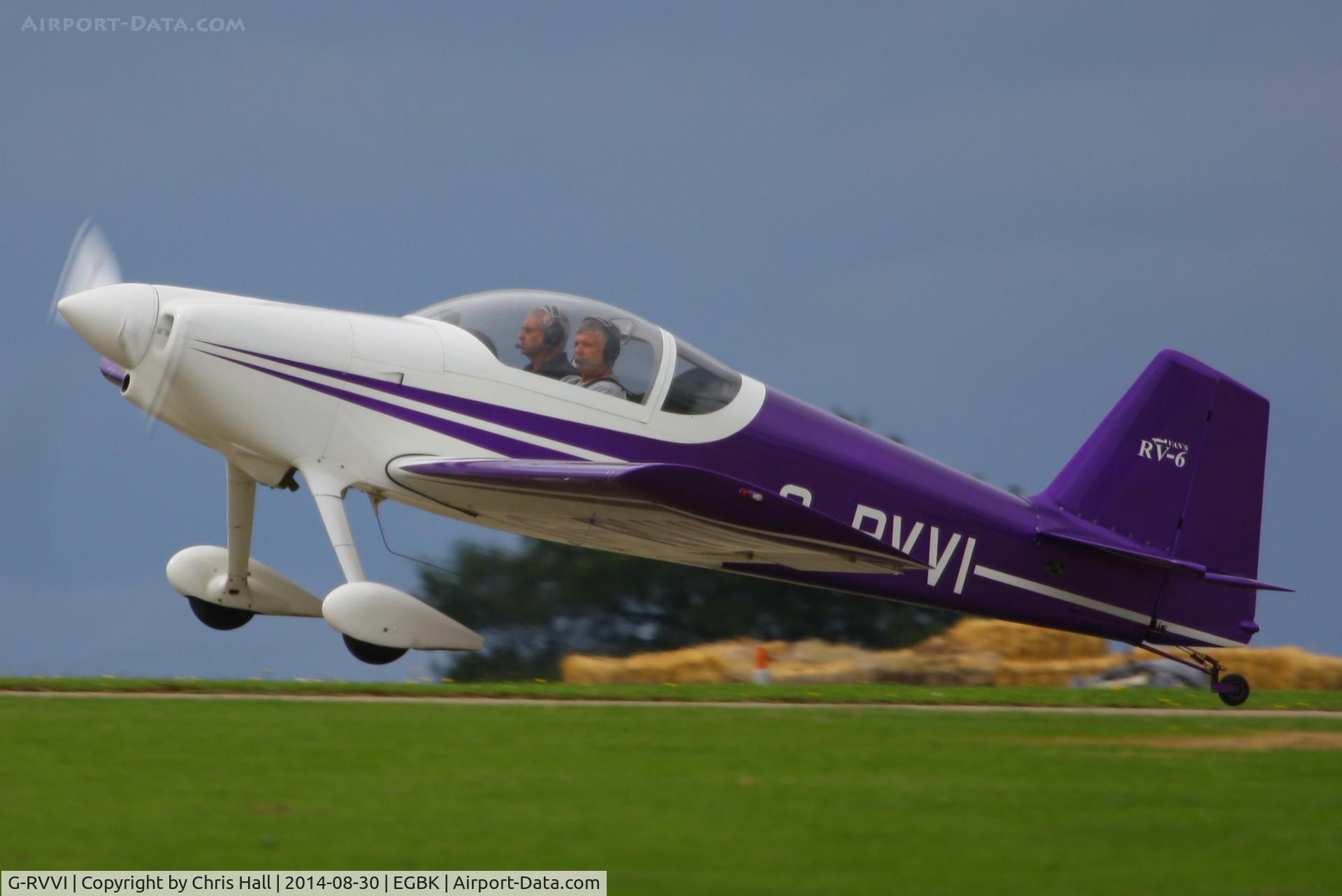G-RVVI, 2000 Vans RV-6 C/N PFA 181-12418, at the LAA Rally 2014, Sywell