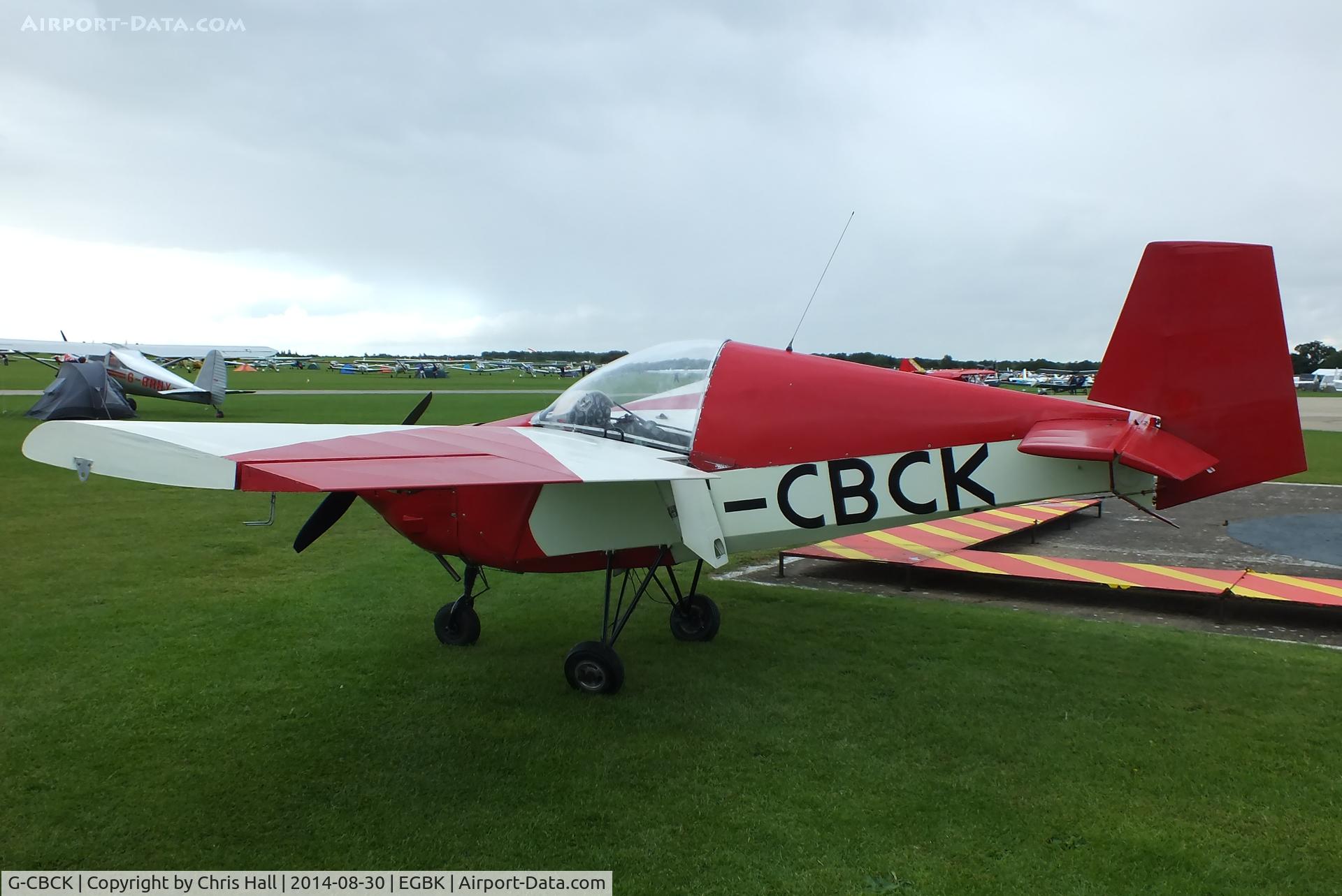G-CBCK, 1998 Tipsy T-66 Nipper 3 C/N PFA 025-11051, at the LAA Rally 2014, Sywell