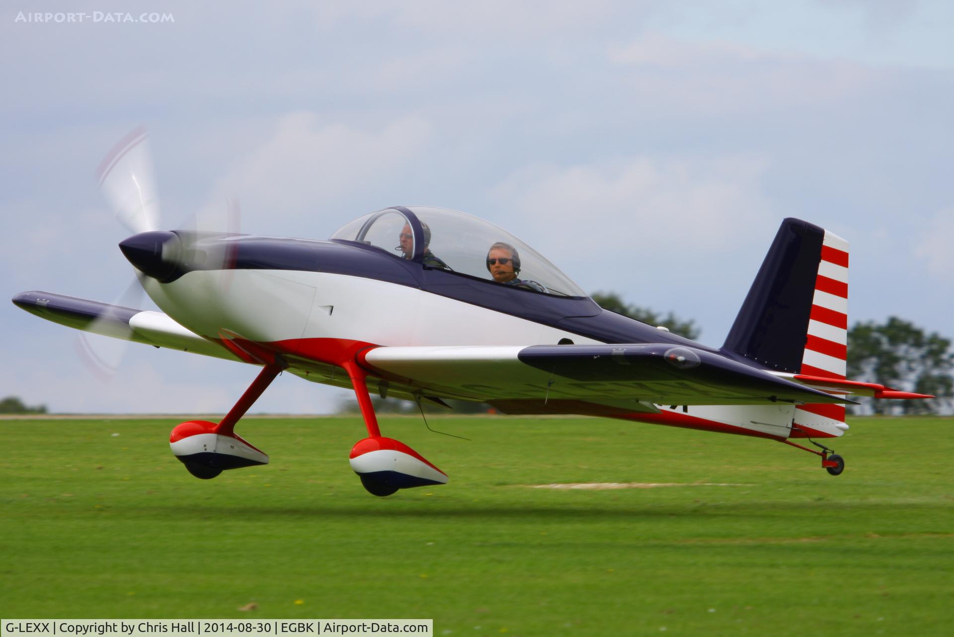 G-LEXX, 2002 Vans RV-8 C/N PFA 303-13896, at the LAA Rally 2014, Sywell