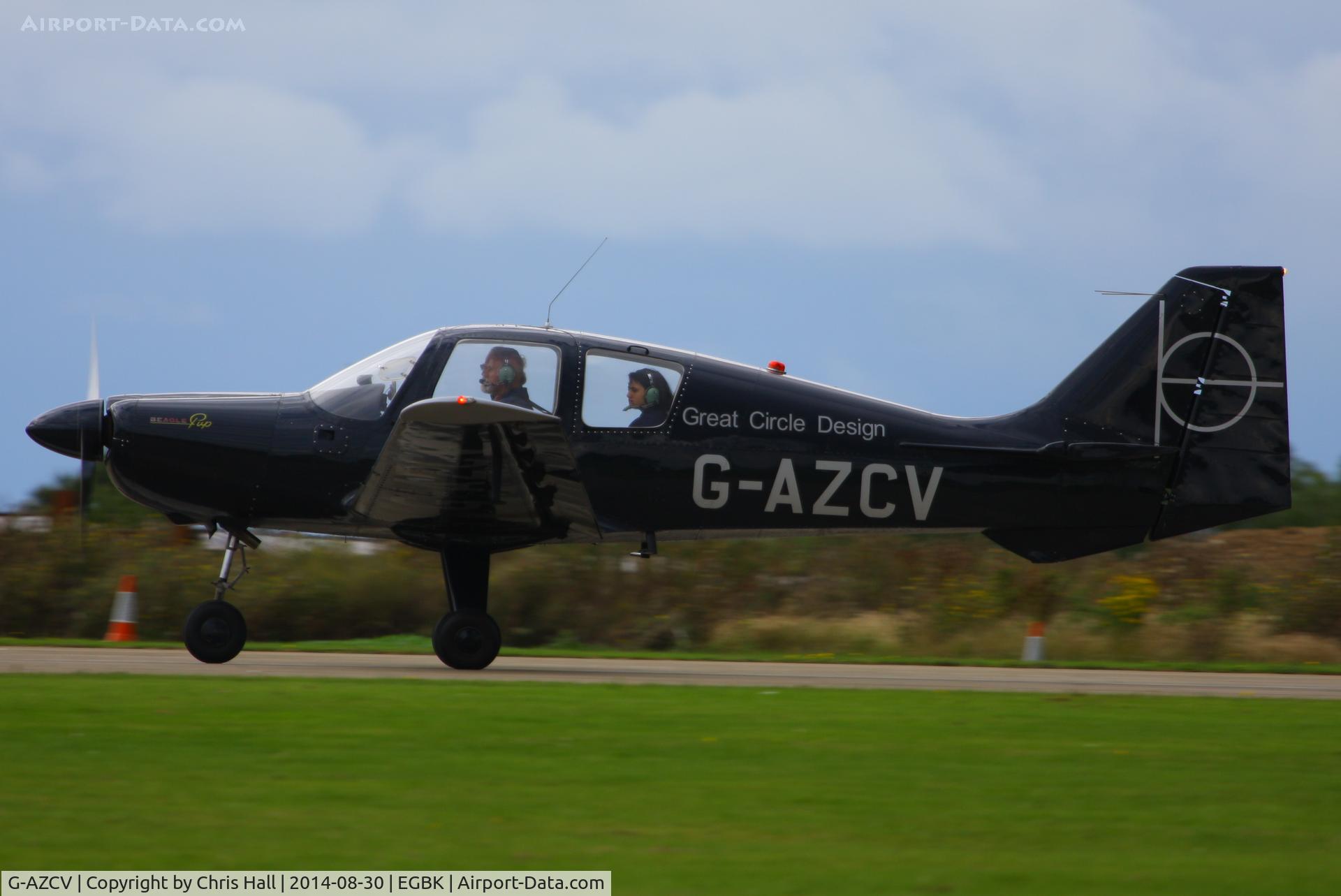 G-AZCV, 1970 Beagle B-121 Pup Series 2 (Pup 150) C/N B121-163, at the LAA Rally 2014, Sywell