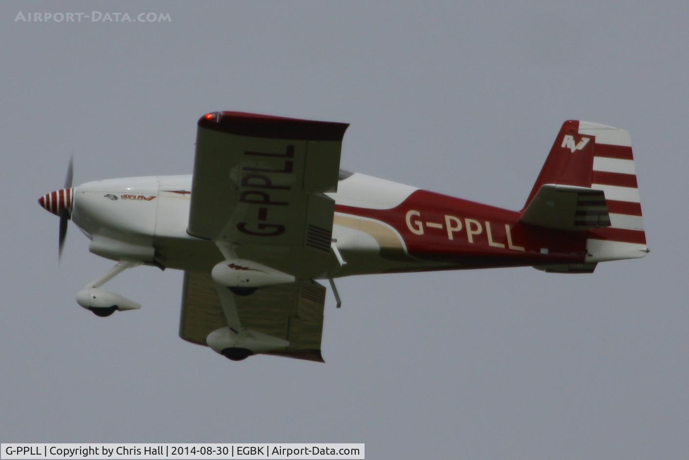 G-PPLL, 2007 Vans RV-7A C/N PFA 323-14240, at the LAA Rally 2014, Sywell