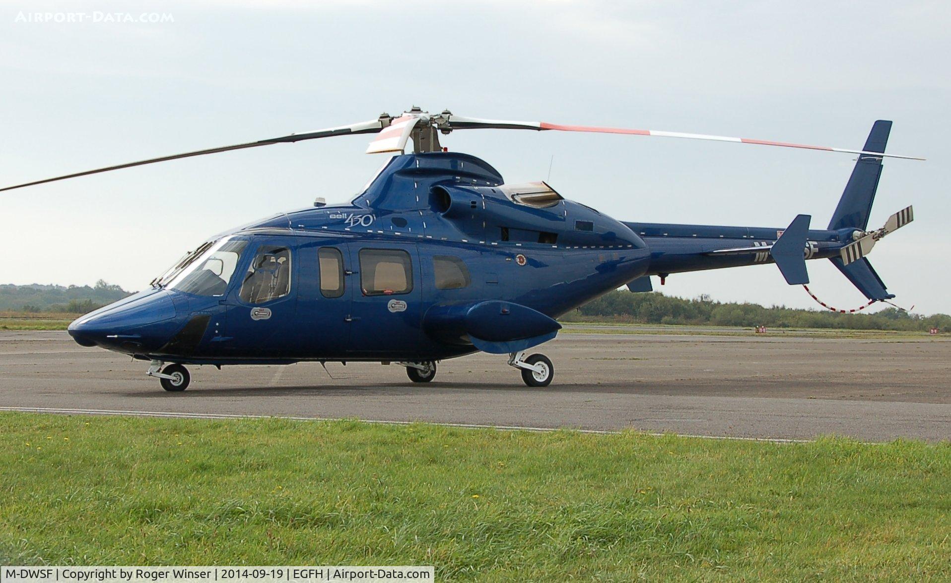 M-DWSF, 2002 Bell 430 C/N 49095, Visiting Bell 430 helicopter. Previously registered N5120.