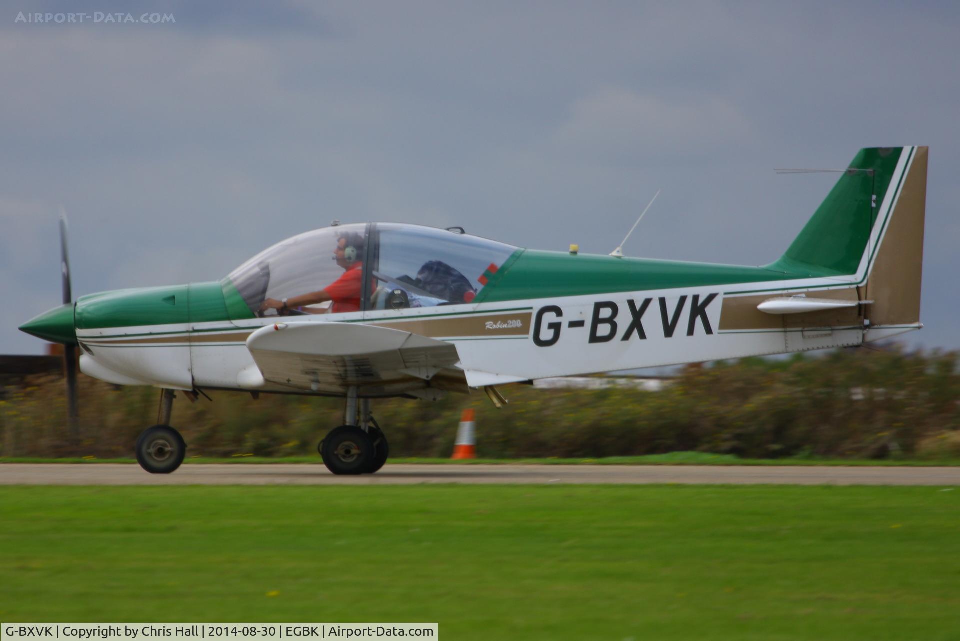 G-BXVK, 1998 Robin HR-200-120B C/N 326, at the LAA Rally 2014, Sywell