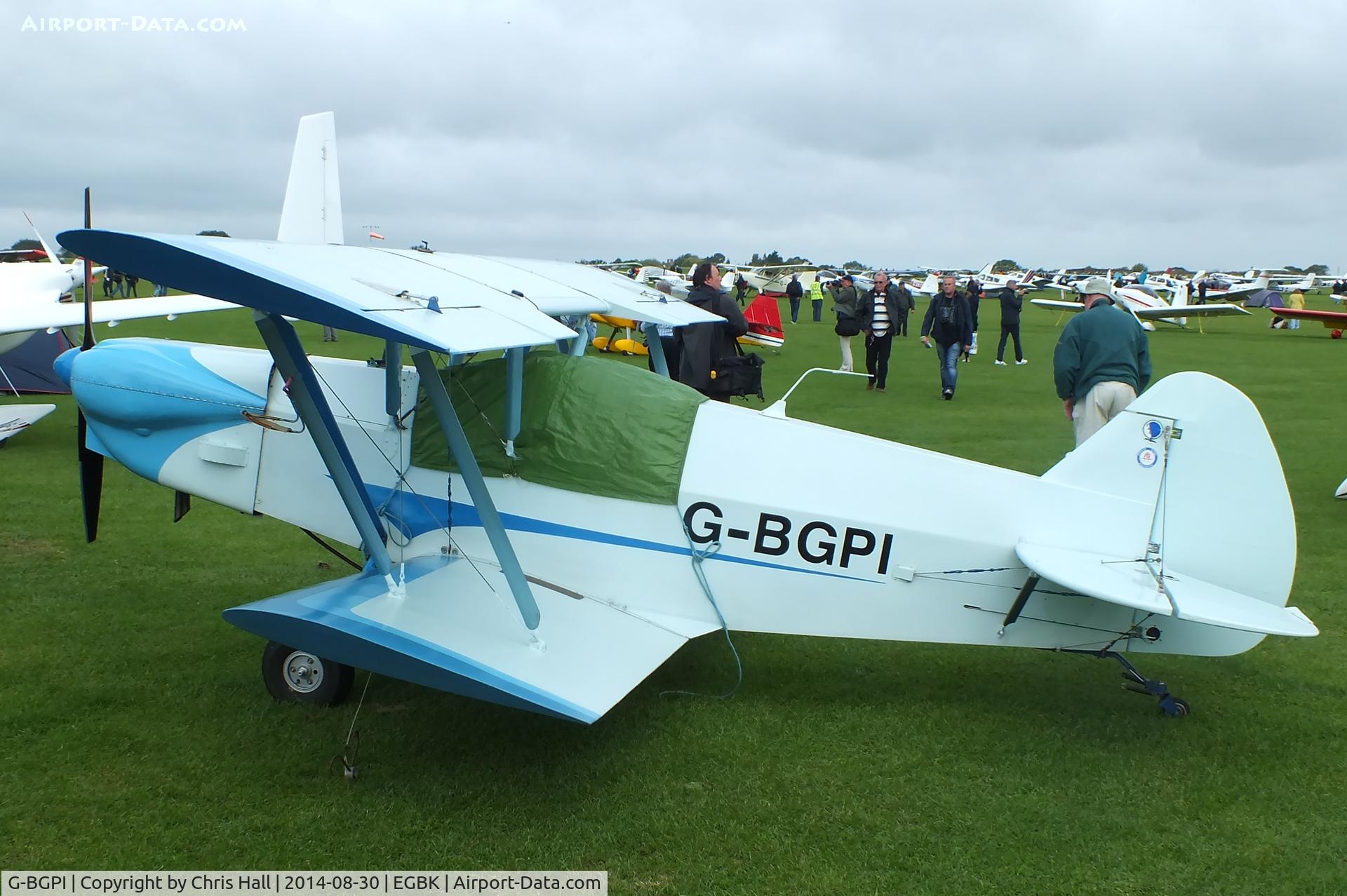 G-BGPI, 1986 Plumb BGP-1 C/N PFA 083-10359, at the LAA Rally 2014, Sywell