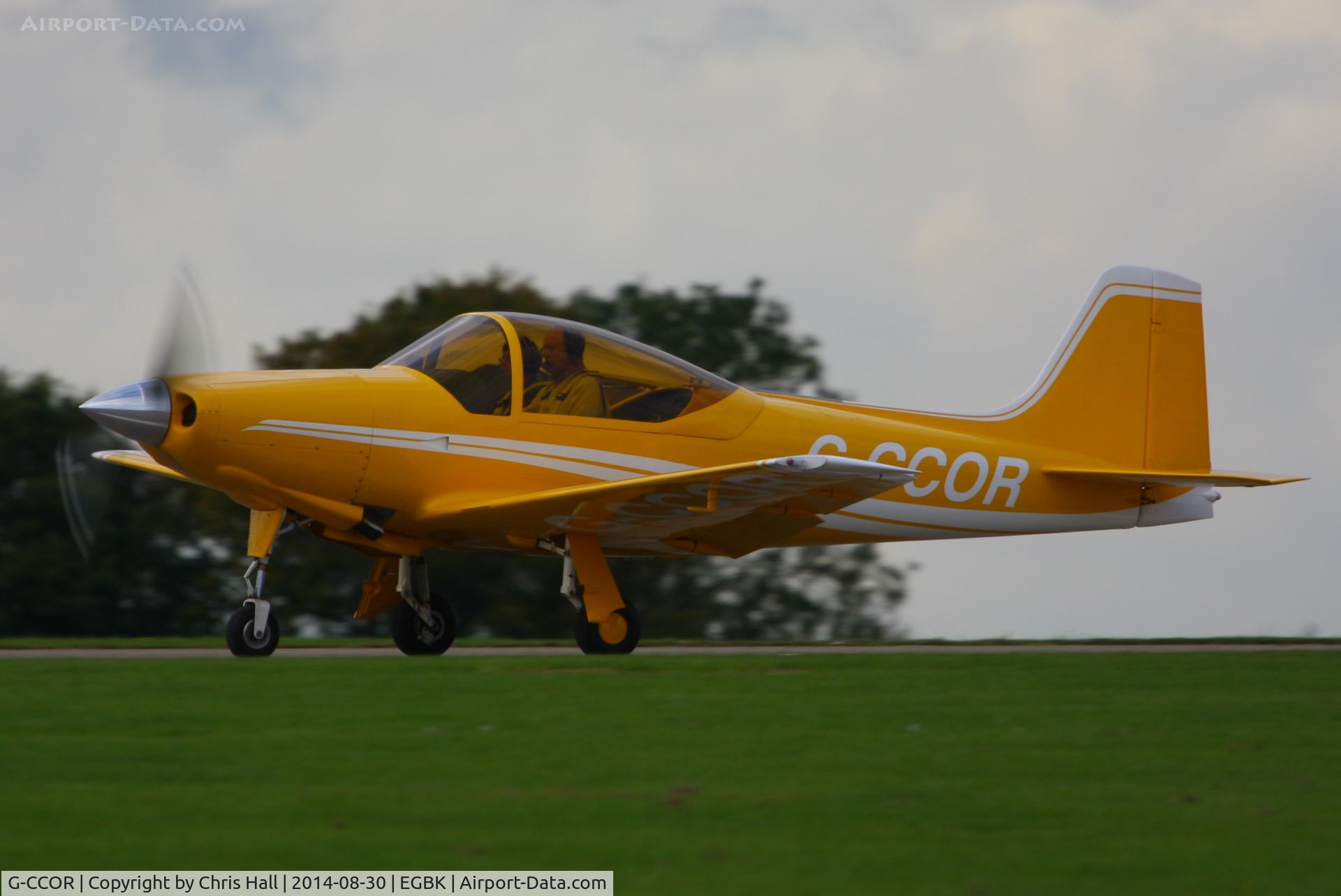 G-CCOR, 2005 Sequoia F8L Falco C/N PFA 100-10588, at the LAA Rally 2014, Sywell