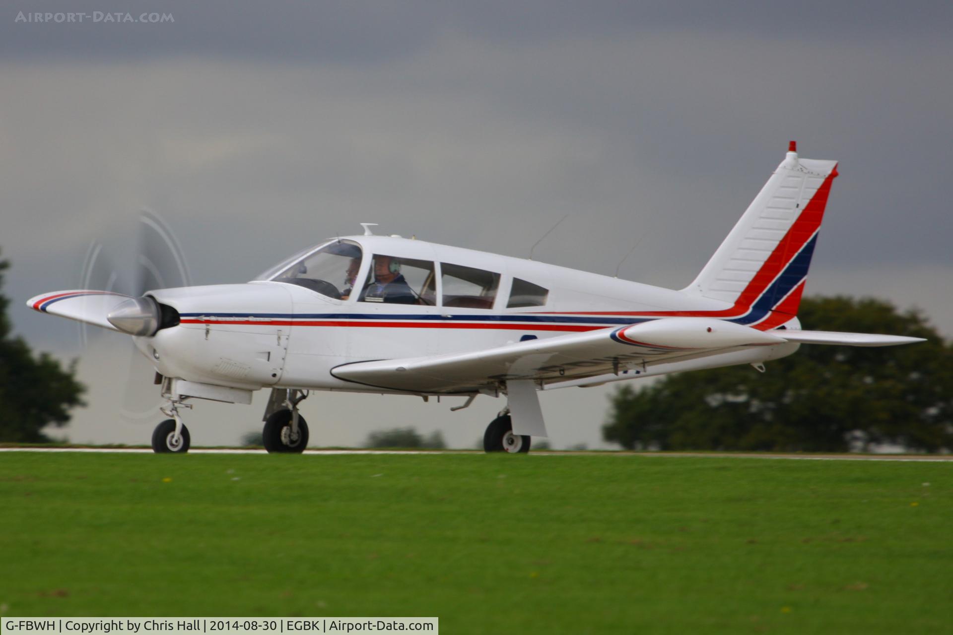 G-FBWH, 1968 Piper PA-28R-180 Cherokee Arrow C/N 28R-30368, at the LAA Rally 2014, Sywell